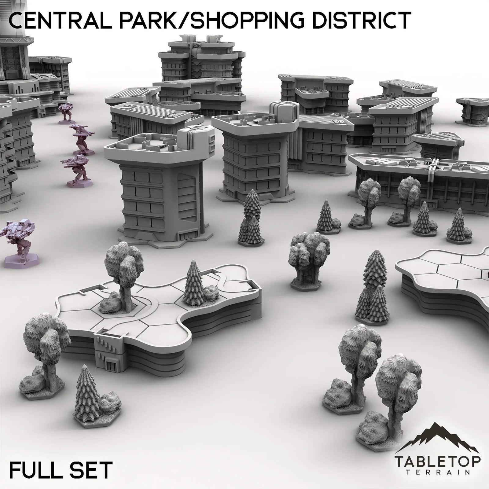 HEXTECH Central Park/Shopping District - City Map Pack
