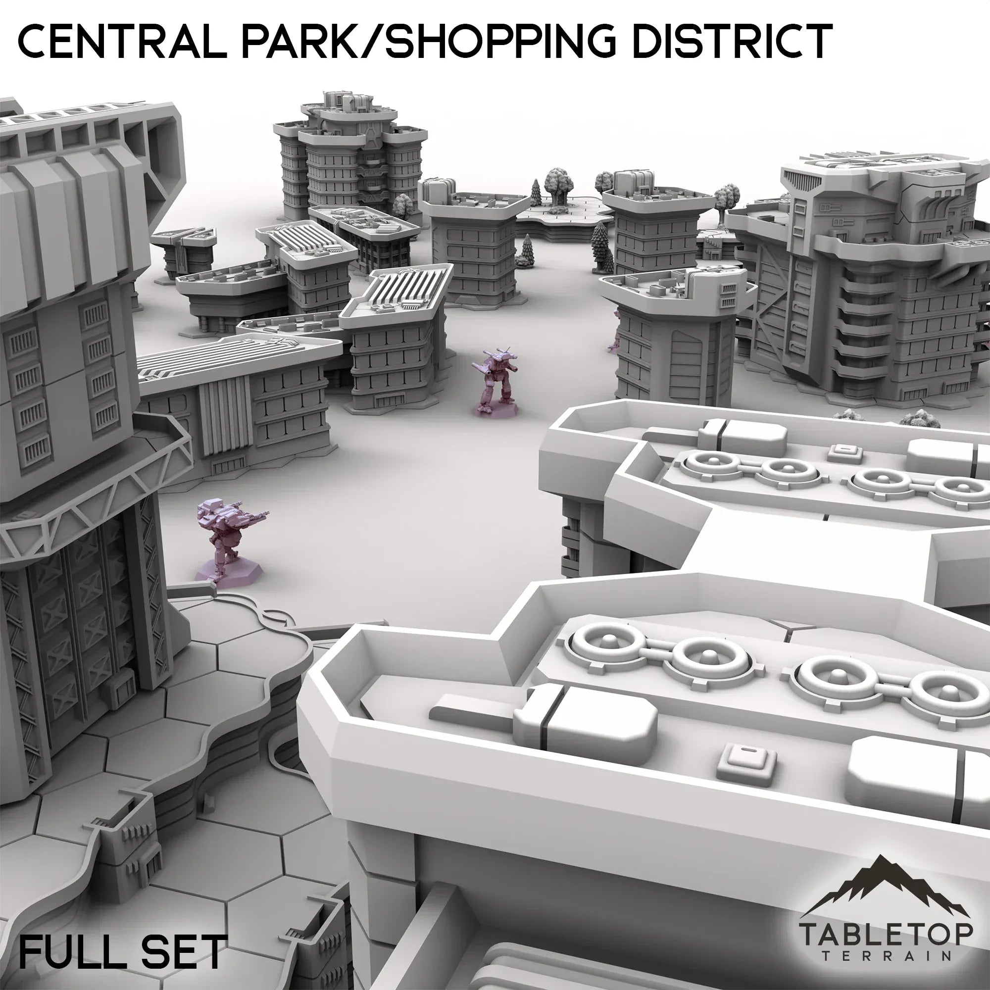 HEXTECH Central Park/Shopping District - City Map Pack