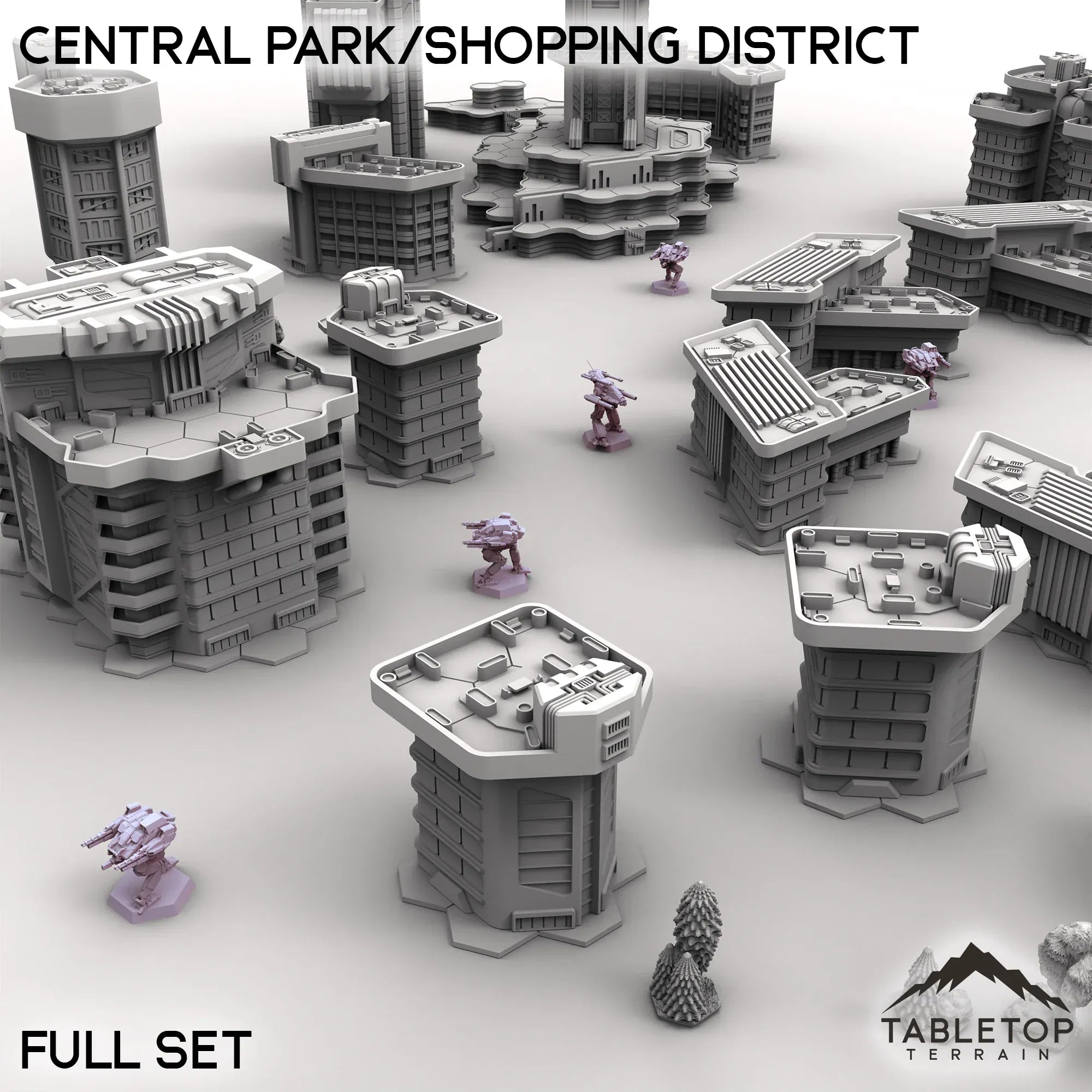 HEXTECH Central Park/Shopping District - City Map Pack