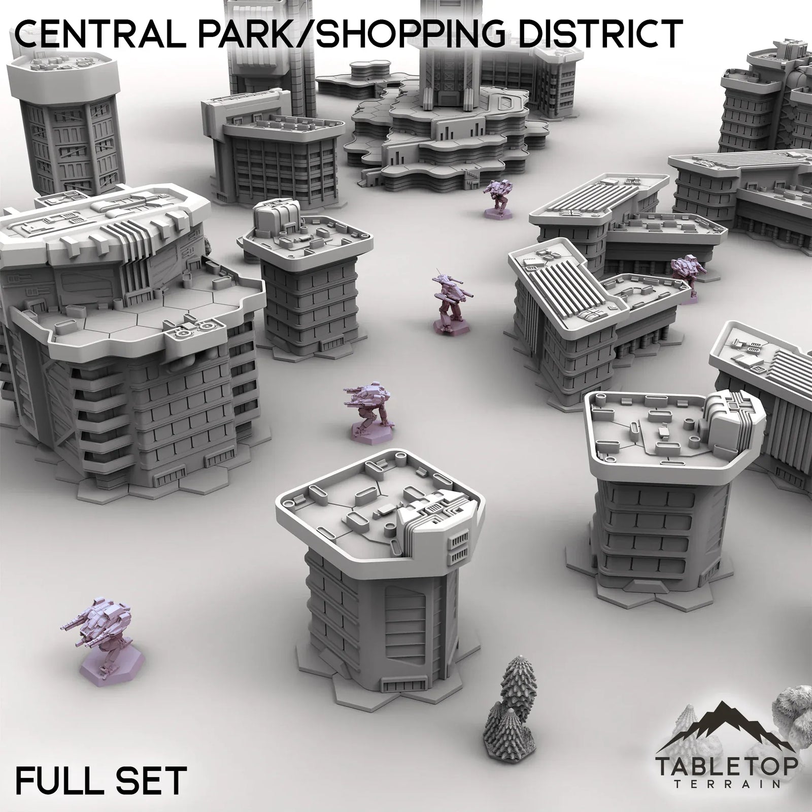 HEXTECH Central Park/Shopping District - City Map Pack