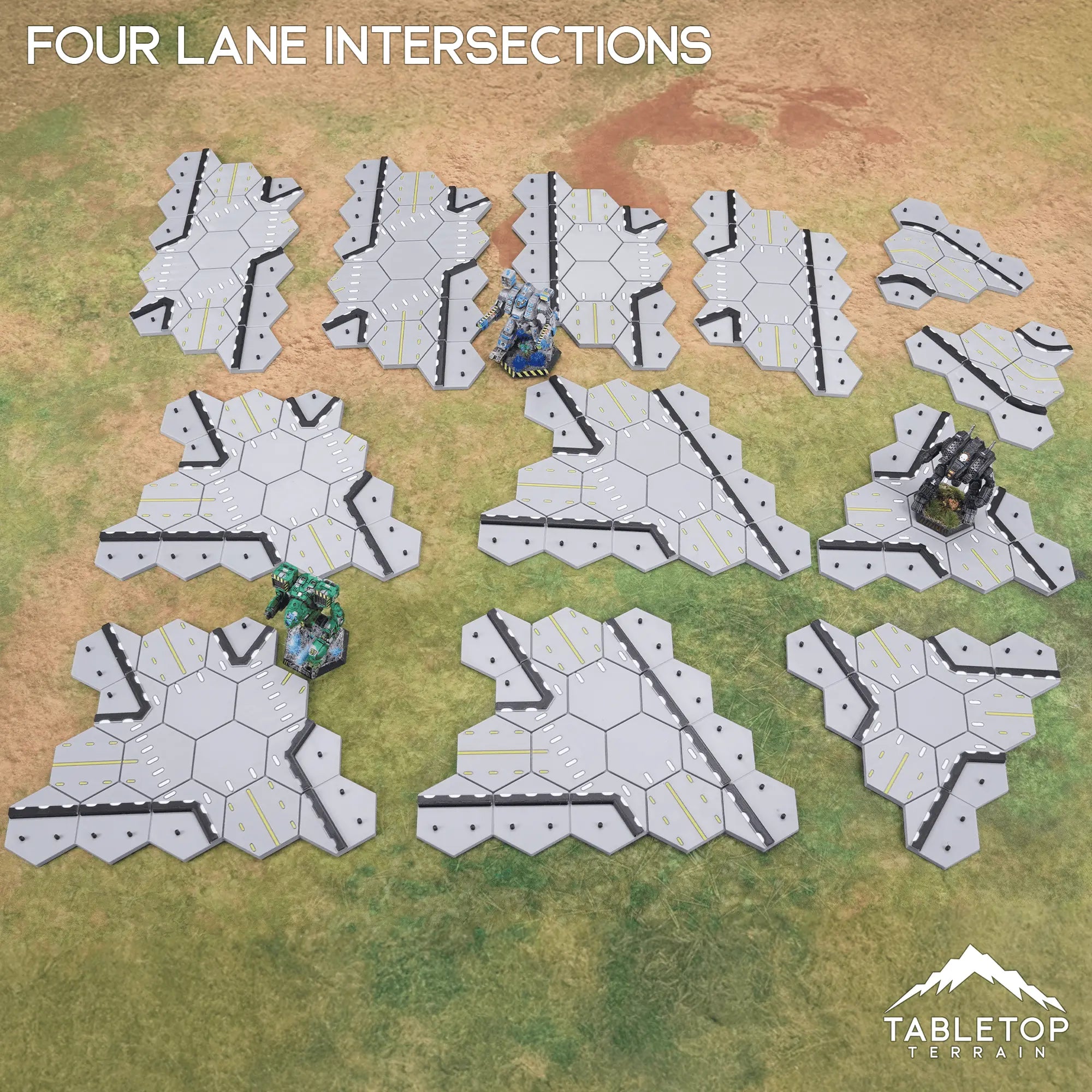 HEXTECH Four Lane Intersections Bundle