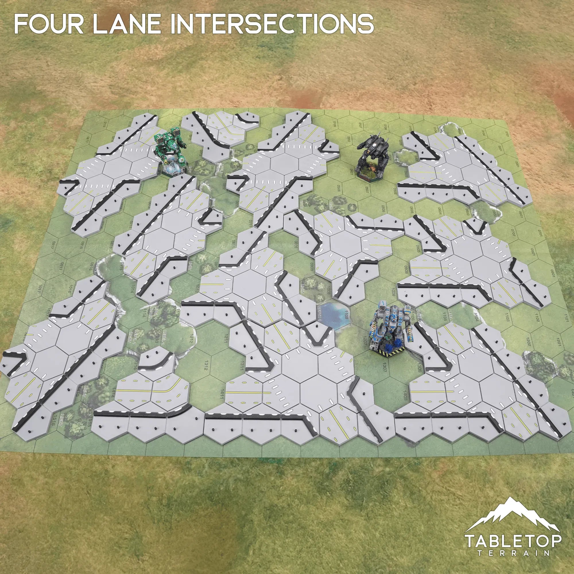 HEXTECH Four Lane Intersections Bundle