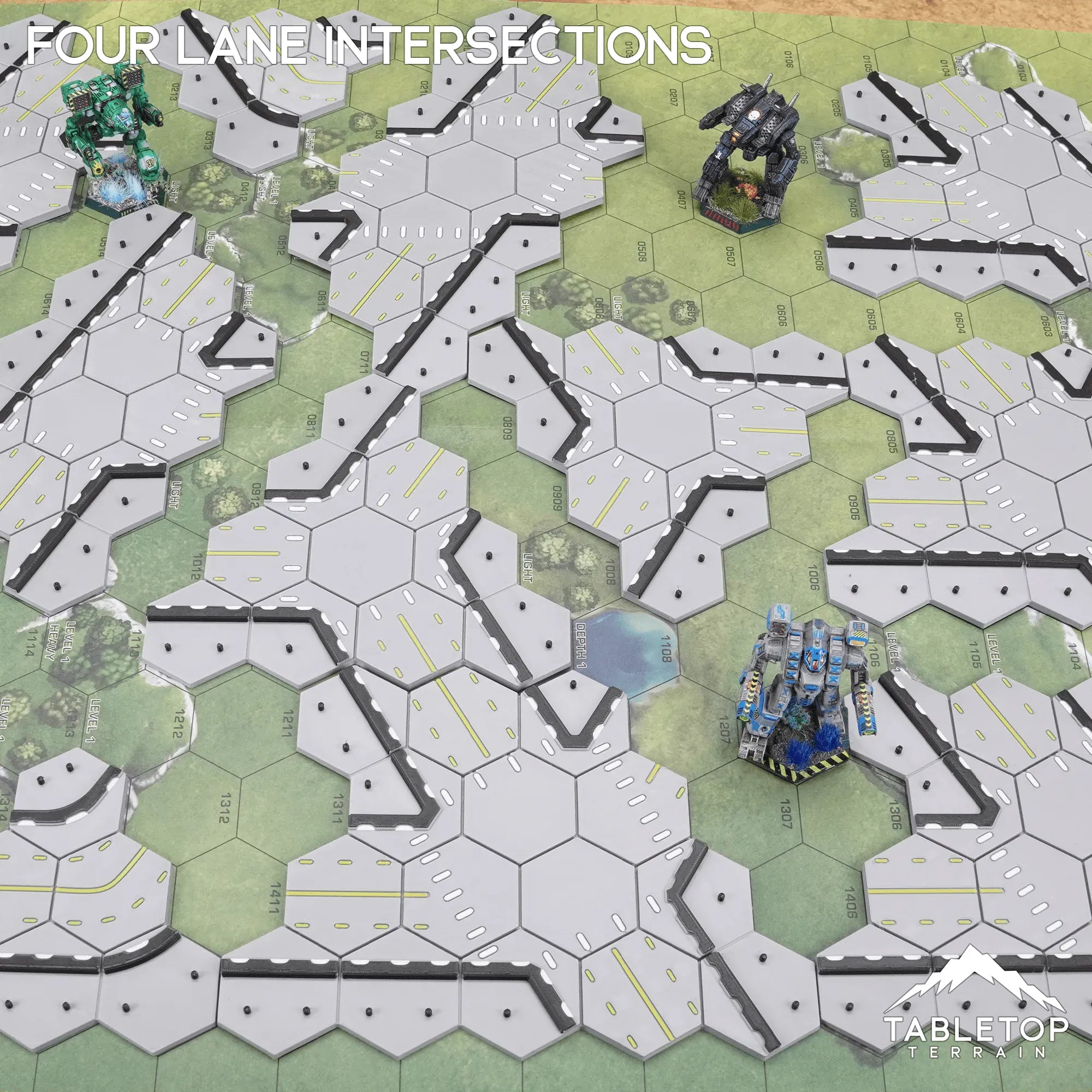 HEXTECH Four Lane Intersections Bundle