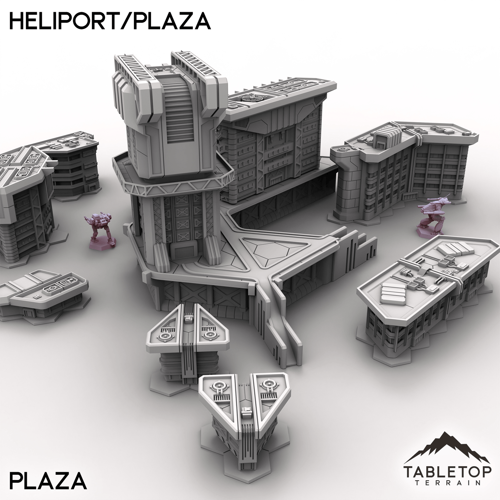 HEXTECH Heliport/Plaza - City Map Pack