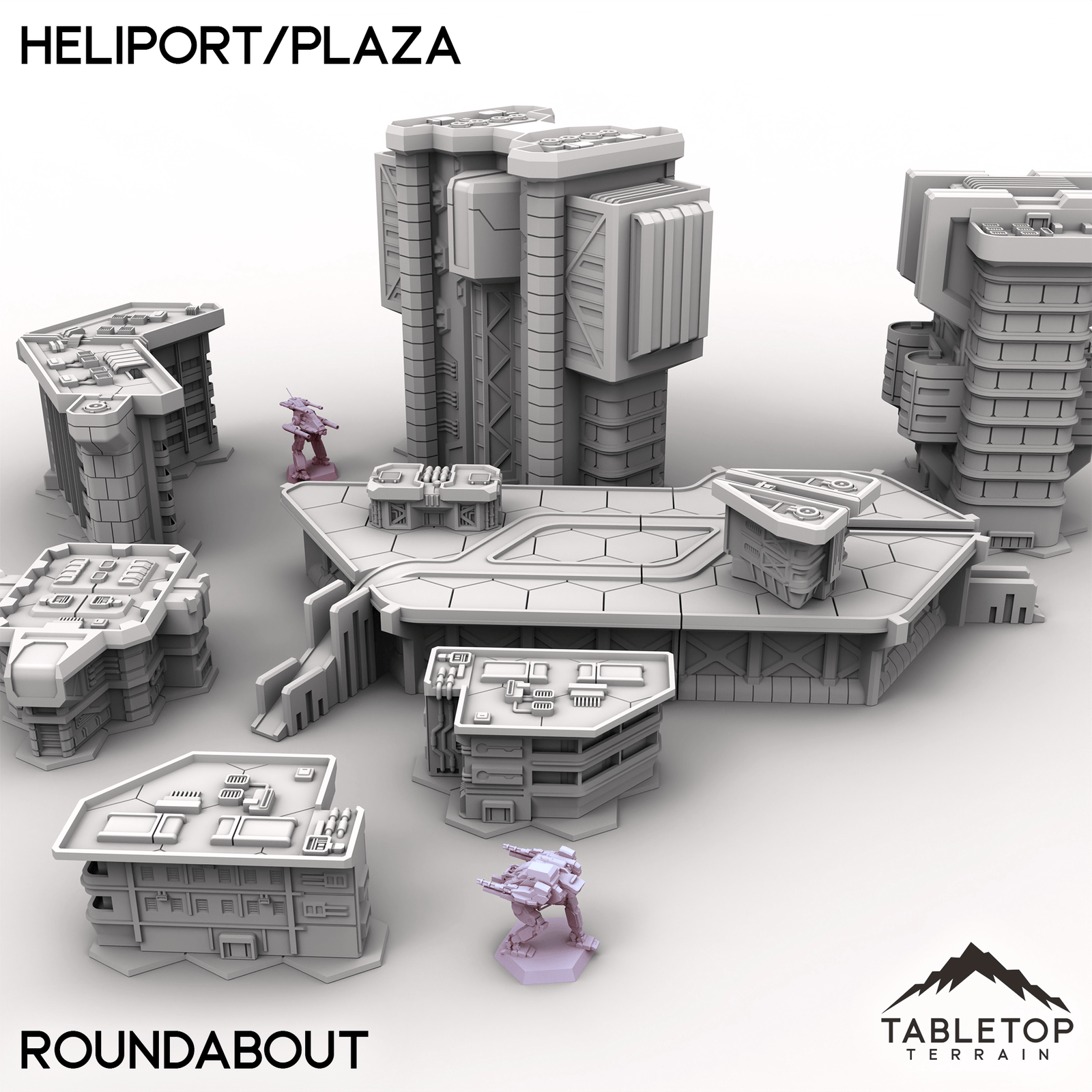 HEXTECH Heliport/Plaza - City Map Pack