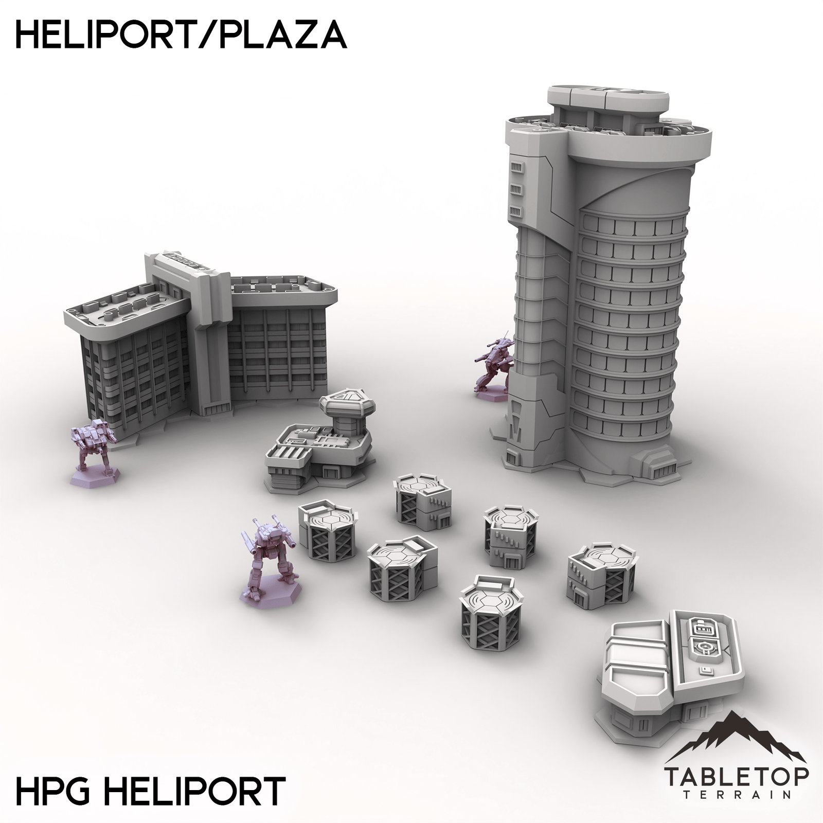 HEXTECH Heliport/Plaza - City Map Pack