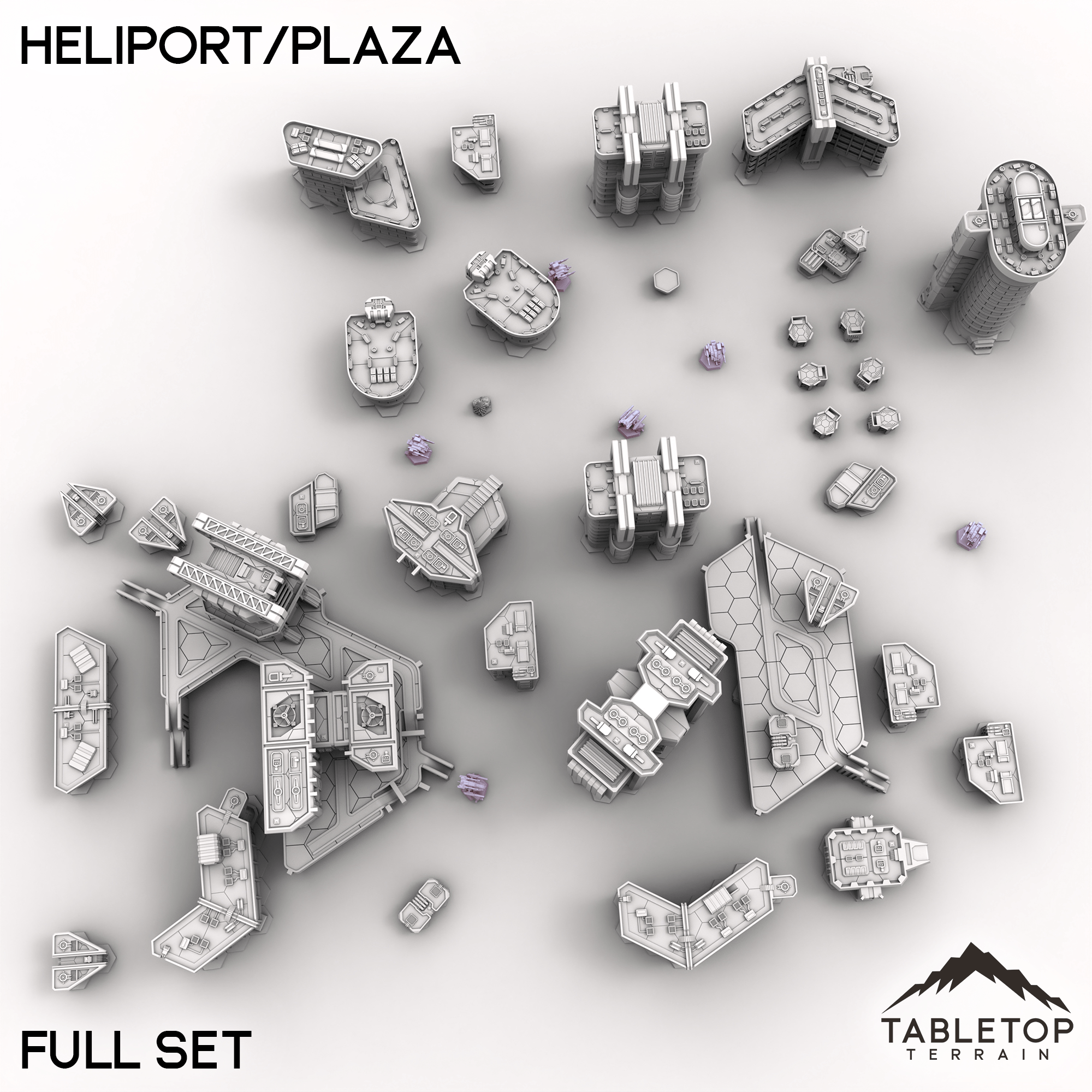 HEXTECH Heliport/Plaza - City Map Pack