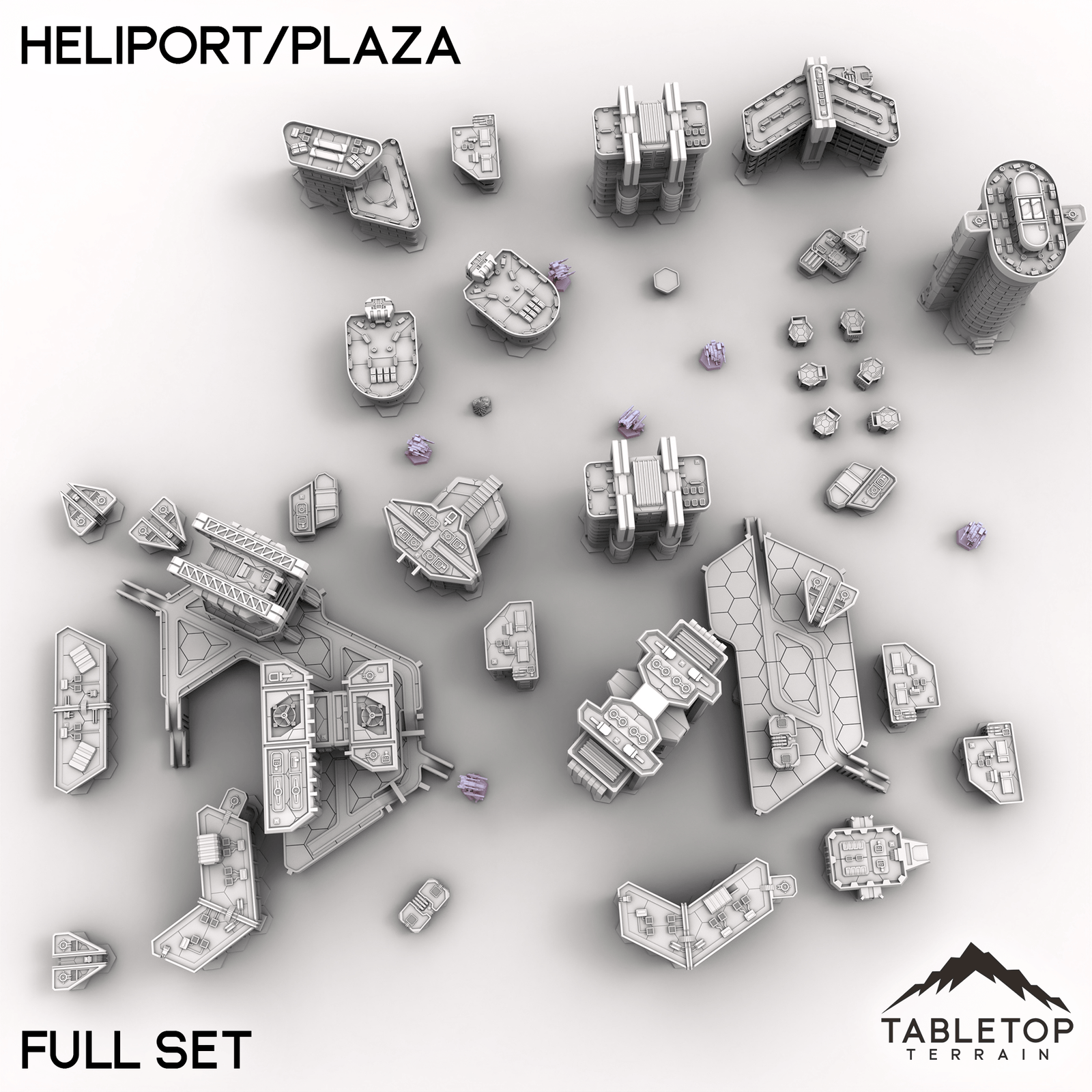 HEXTECH Heliport/Plaza - City Map Pack