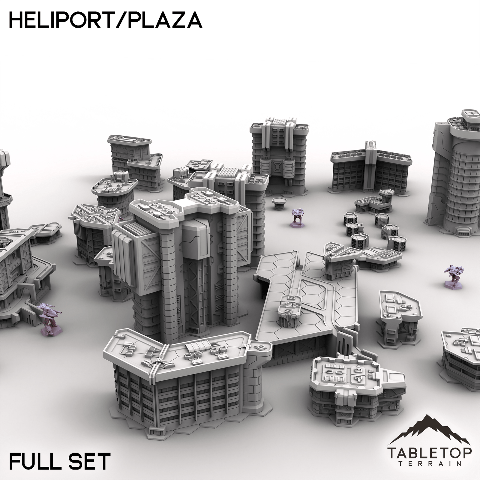 HEXTECH Heliport/Plaza - City Map Pack