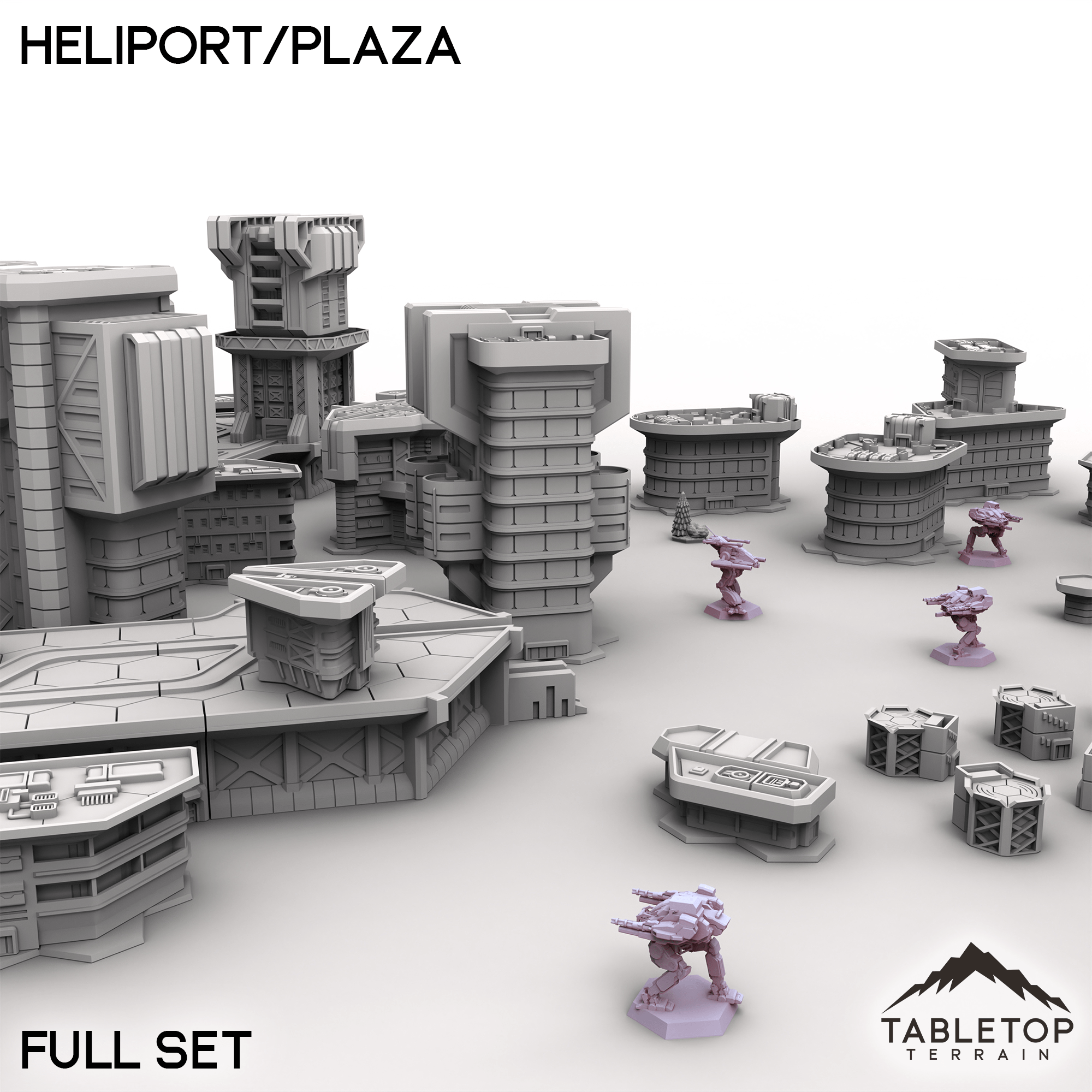 HEXTECH Heliport/Plaza - City Map Pack