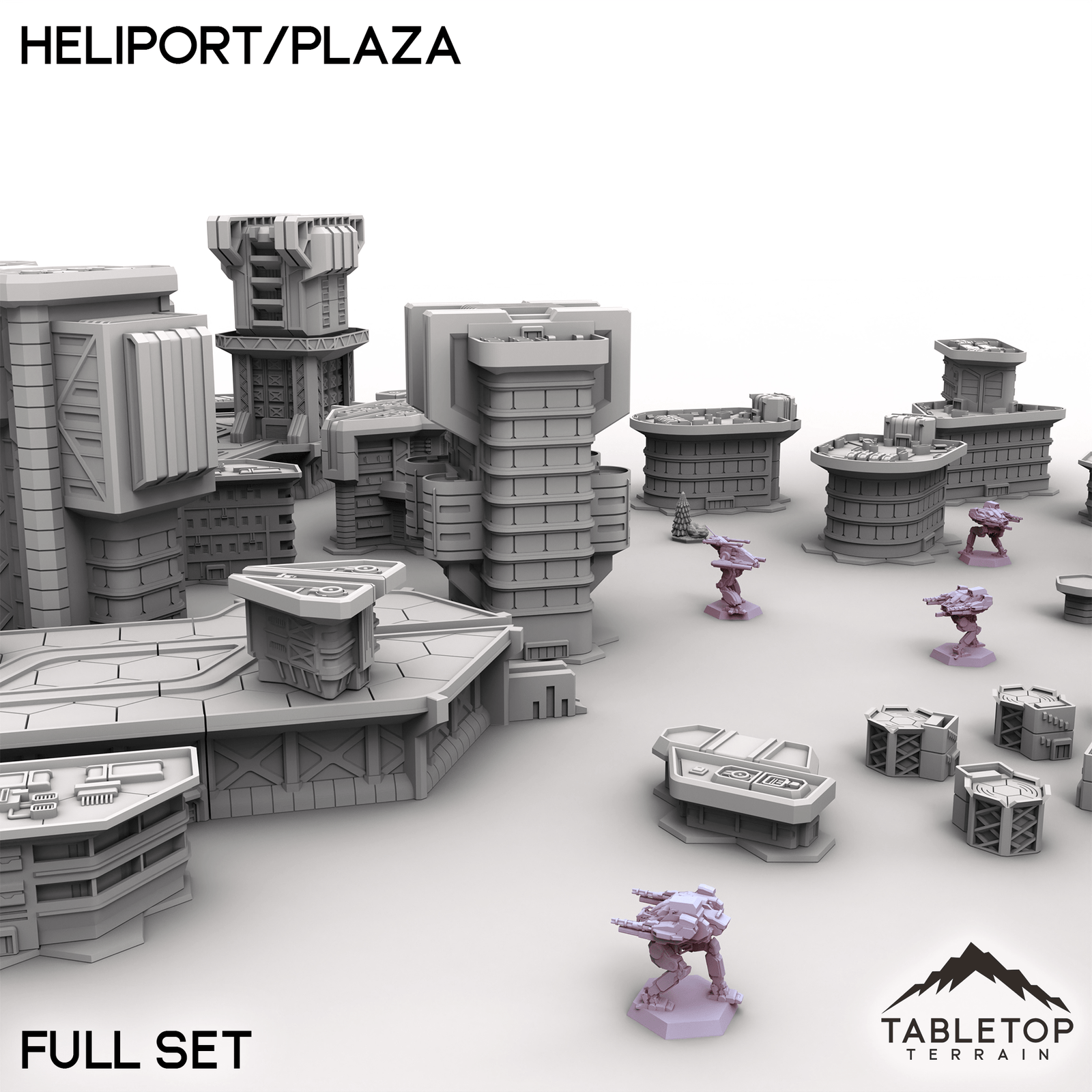 HEXTECH Heliport/Plaza - City Map Pack
