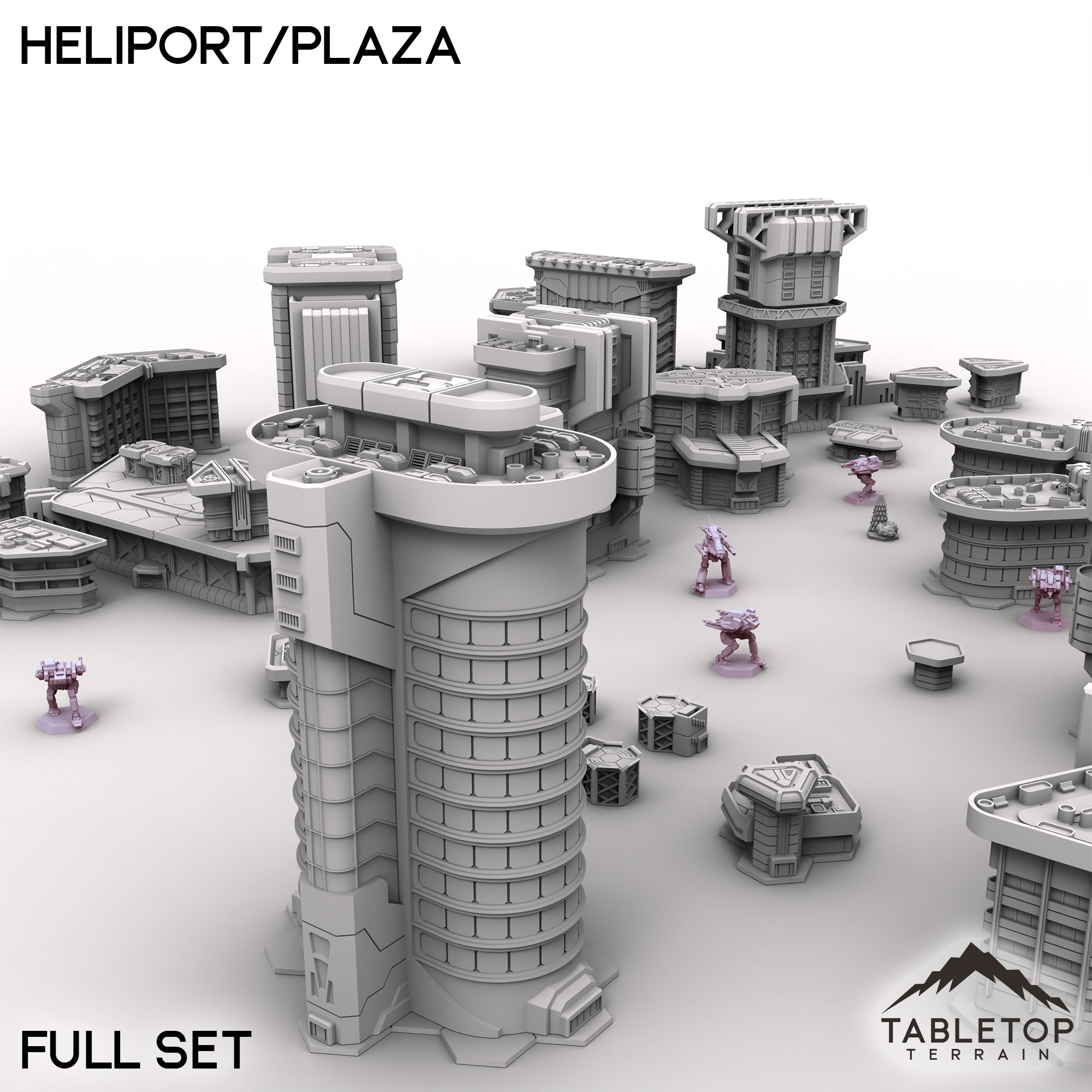 HEXTECH Heliport/Plaza - City Map Pack