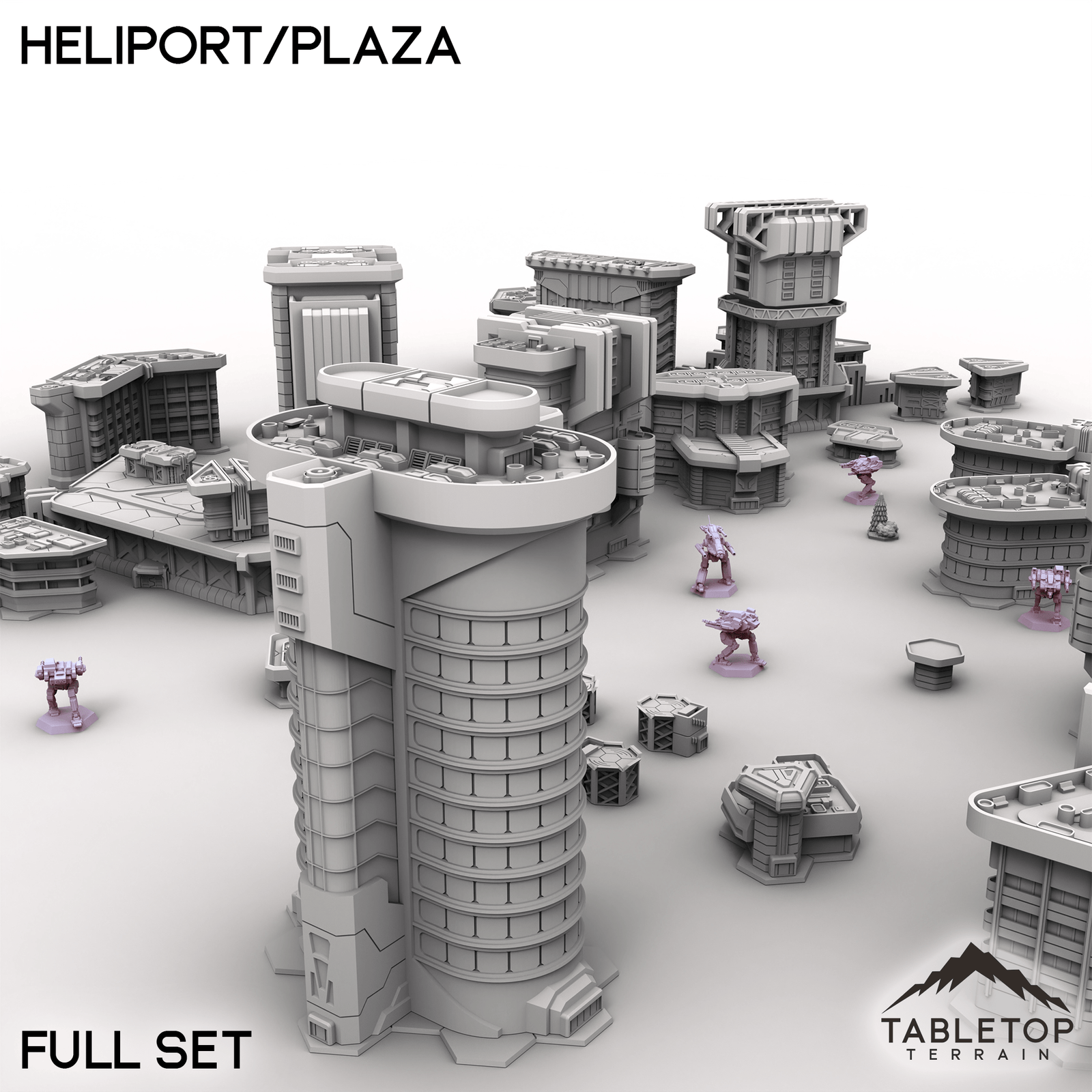HEXTECH Heliport/Plaza - City Map Pack
