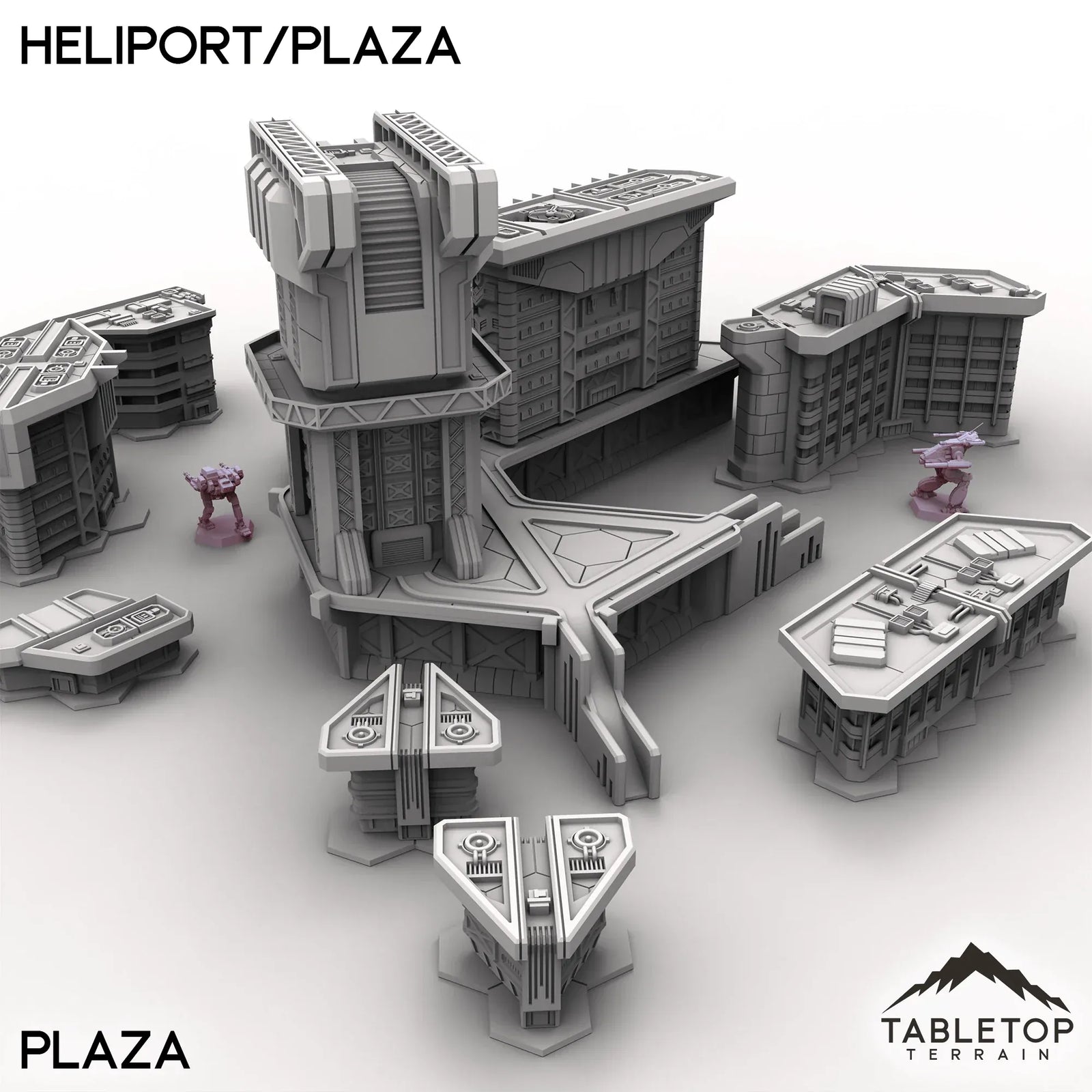 HEXTECH Heliport/Plaza - City Map Pack