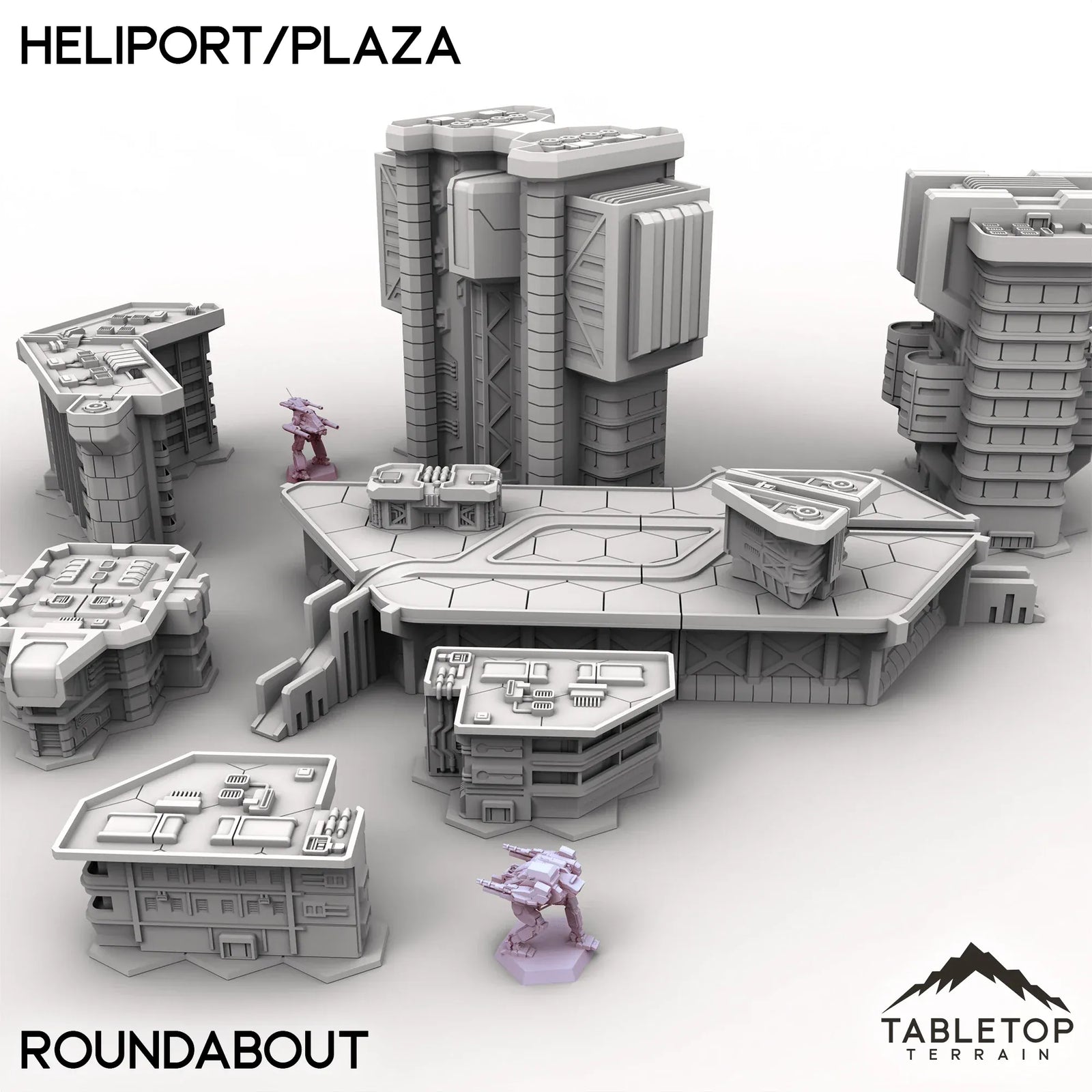 HEXTECH Heliport/Plaza - City Map Pack
