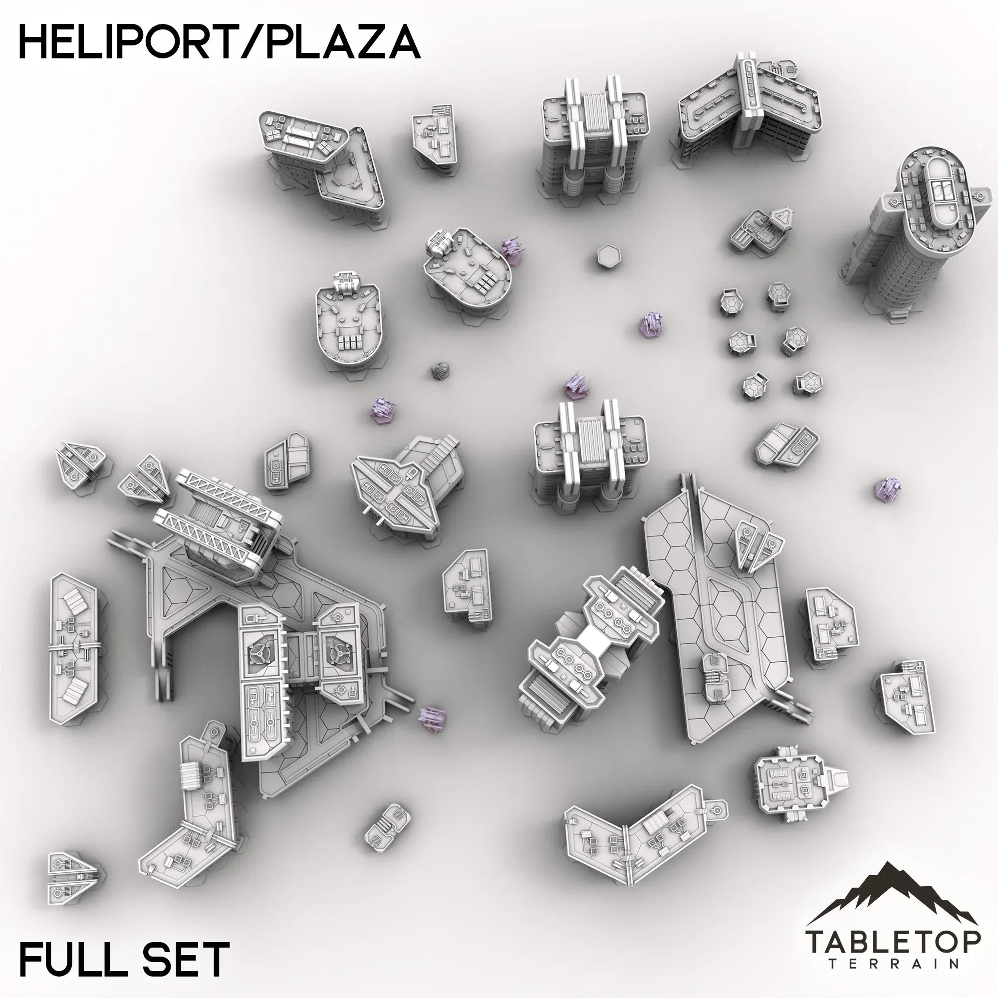 HEXTECH Heliport/Plaza - City Map Pack
