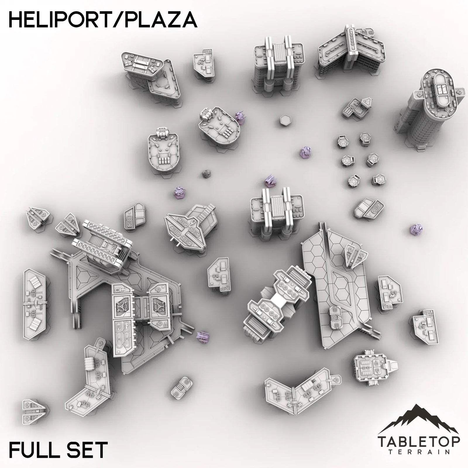 HEXTECH Heliport/Plaza - City Map Pack