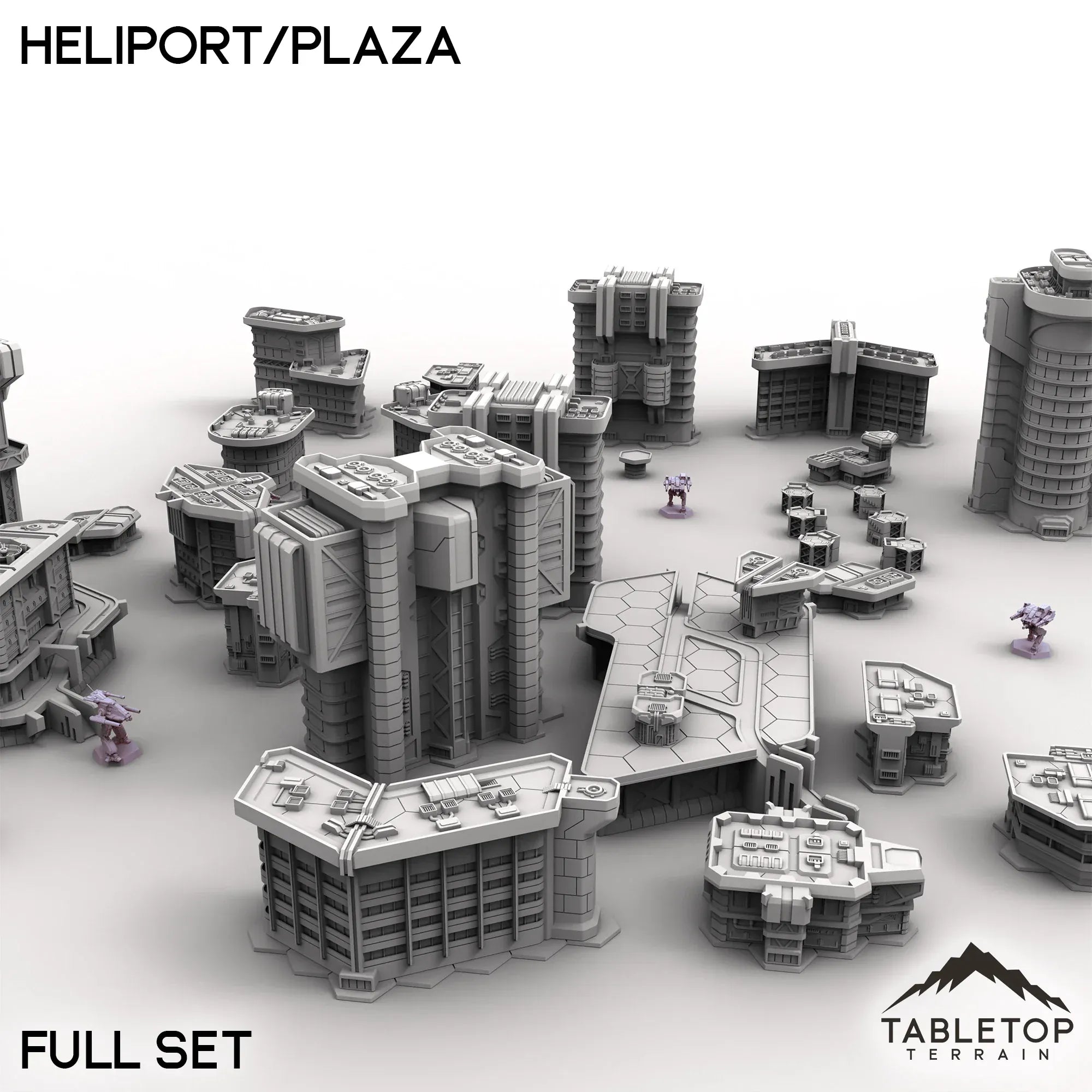 HEXTECH Heliport/Plaza - City Map Pack