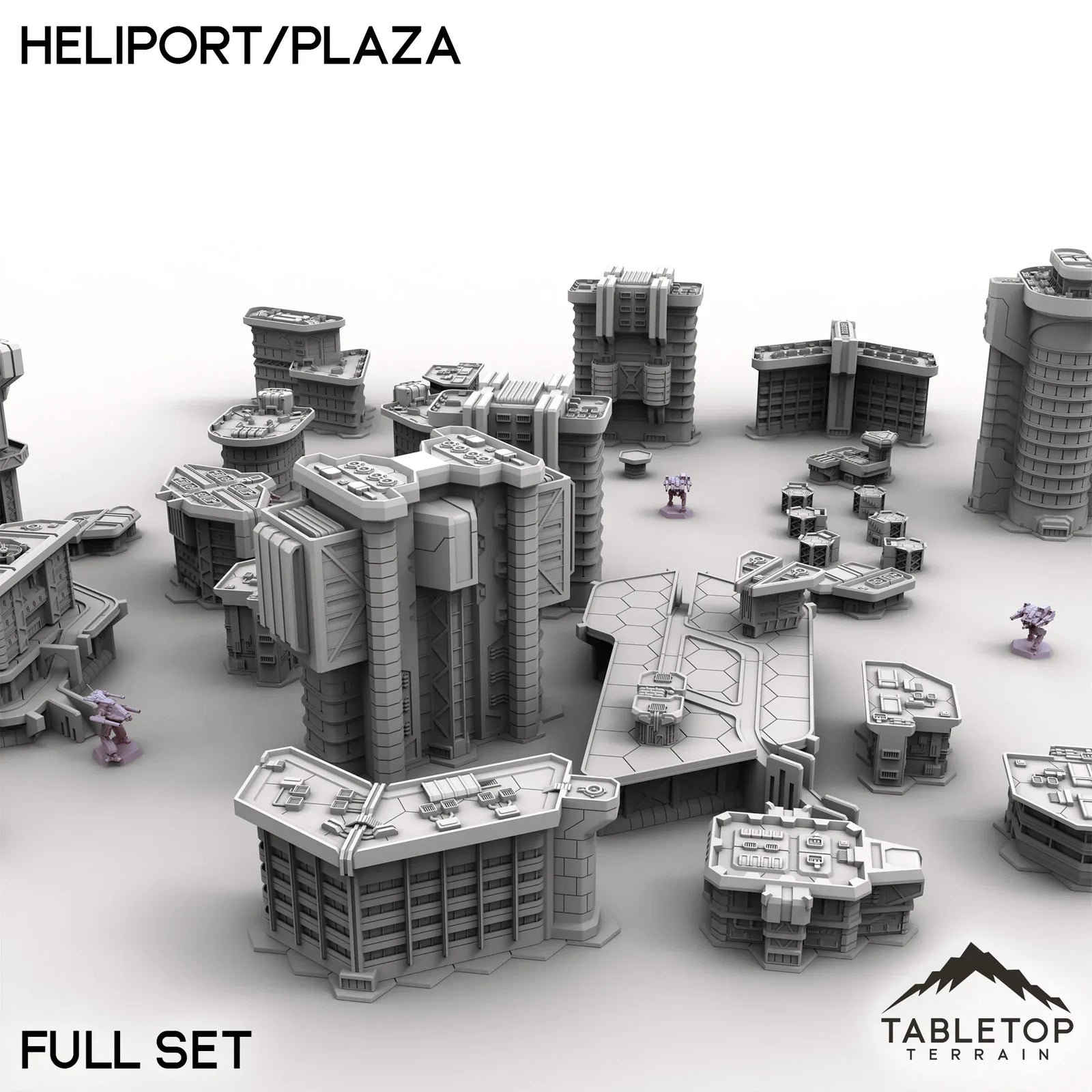 HEXTECH Heliport/Plaza - City Map Pack