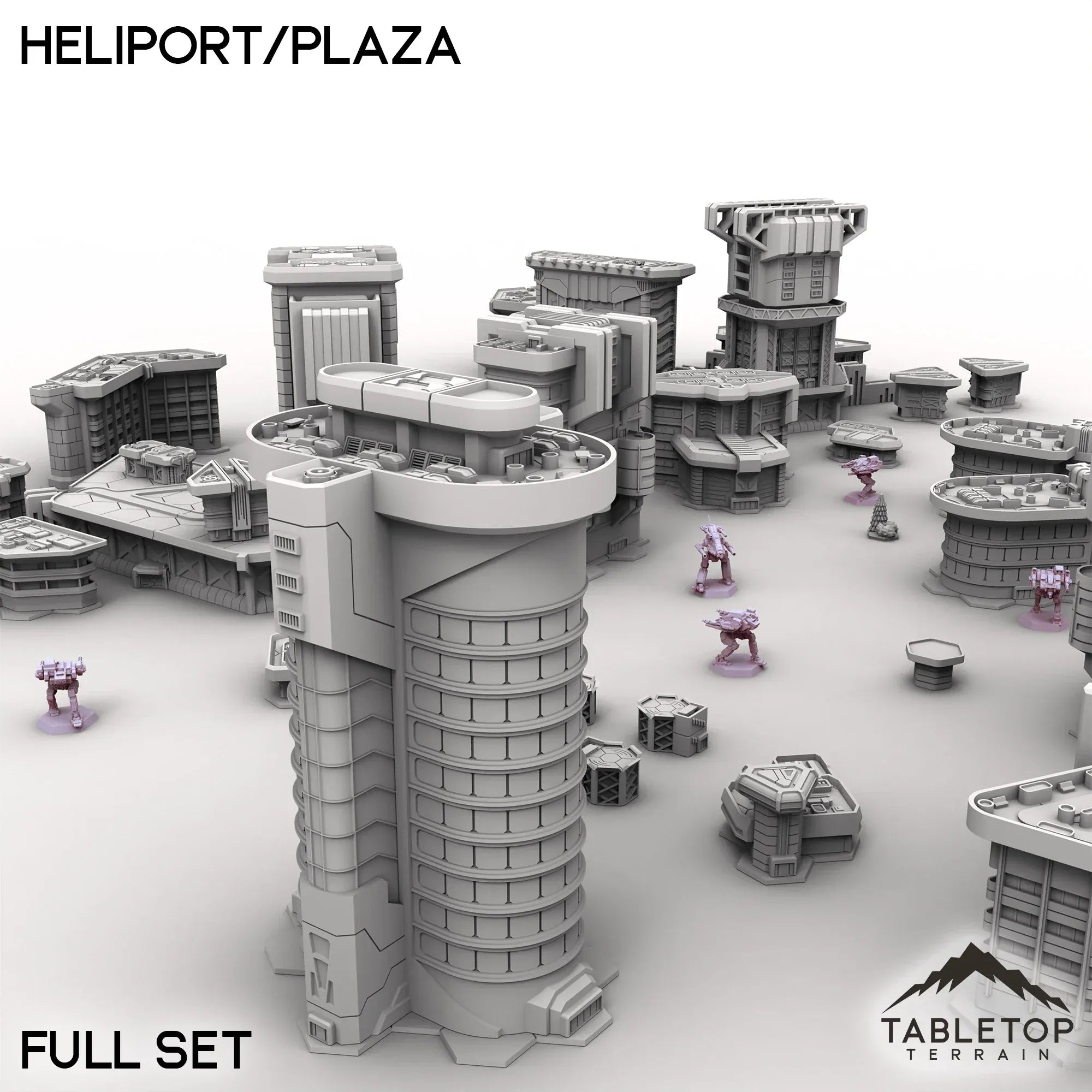 HEXTECH Heliport/Plaza - City Map Pack
