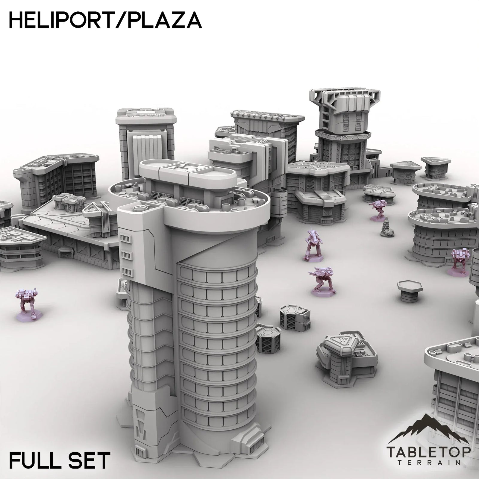 HEXTECH Heliport/Plaza - City Map Pack