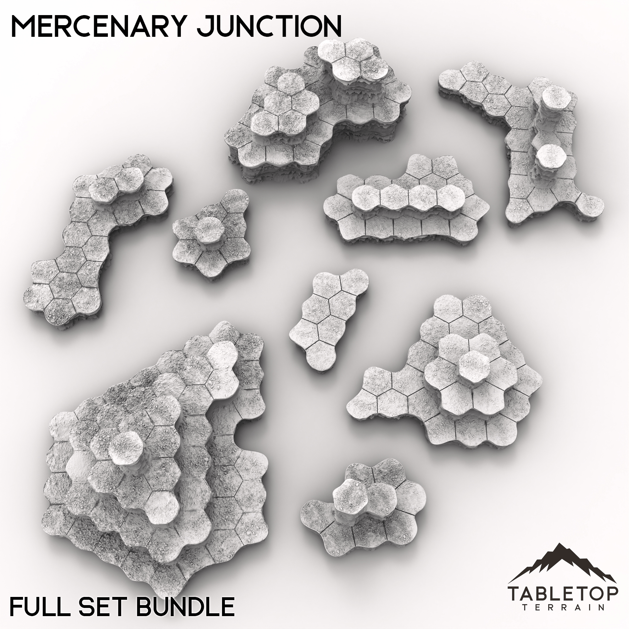 HEXTECH Mercenary Junction Map Hill Sets-6mm