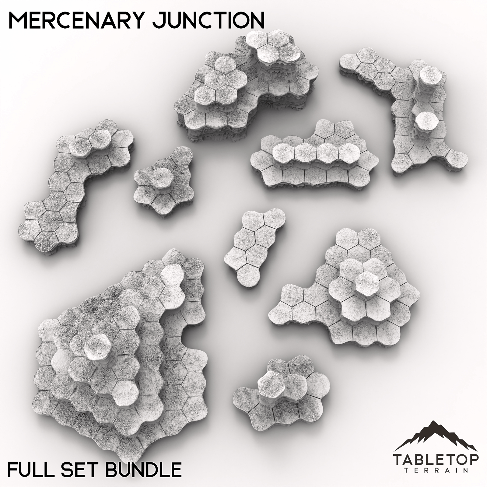 HEXTECH Mercenary Junction Map Hill Sets-6mm
