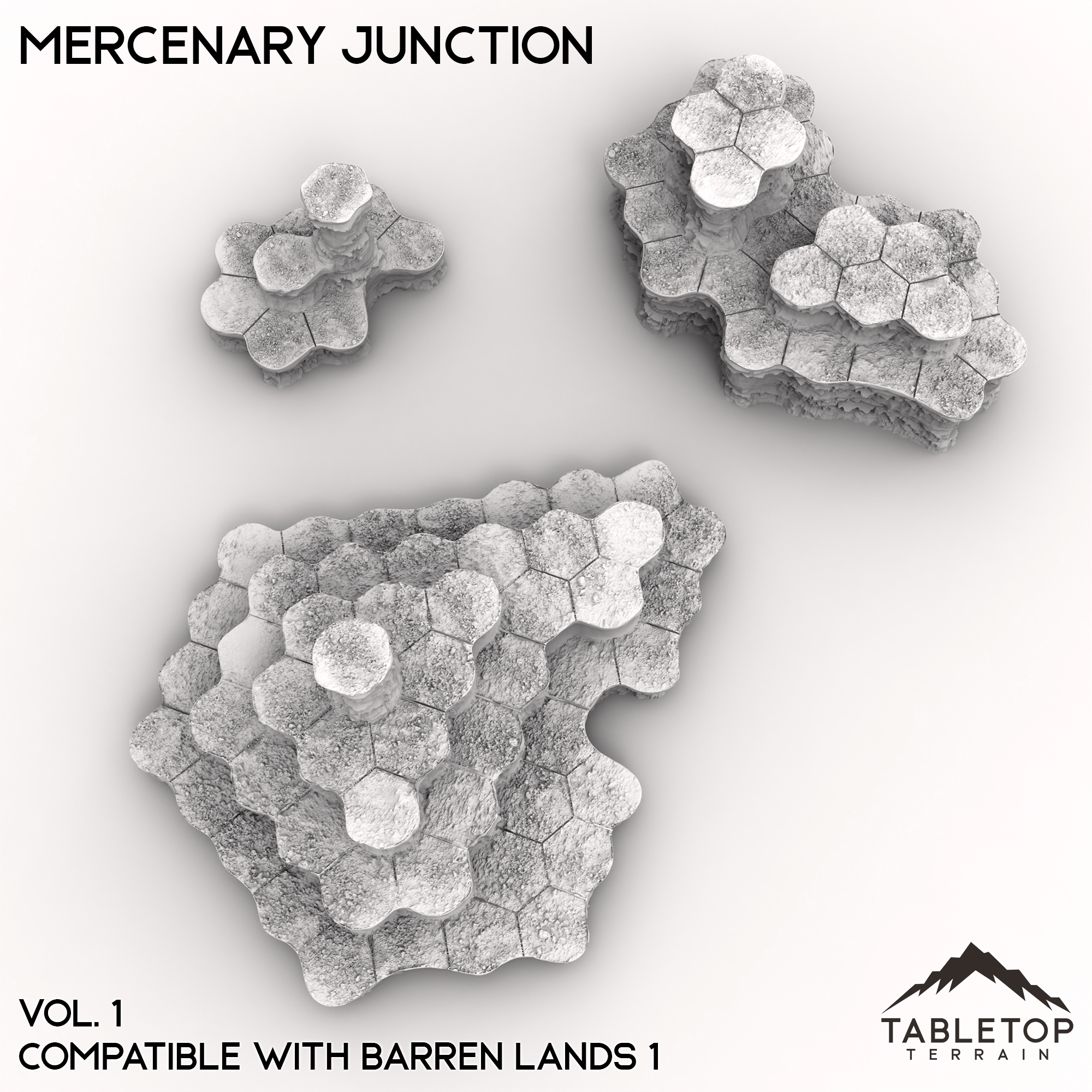 HEXTECH Mercenary Junction Map Hill Sets-6mm