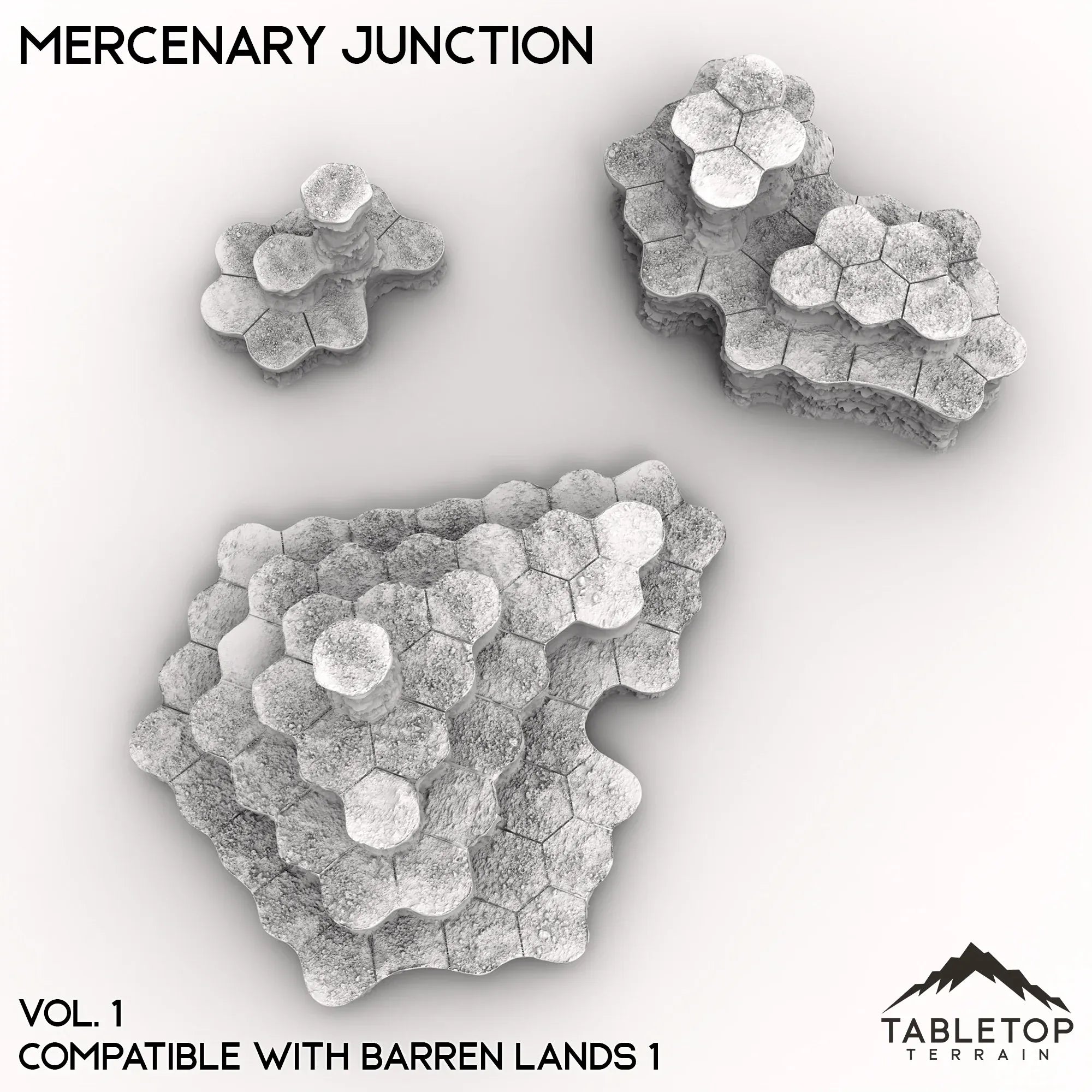 HEXTECH Mercenary Junction Map Hill Sets-6mm