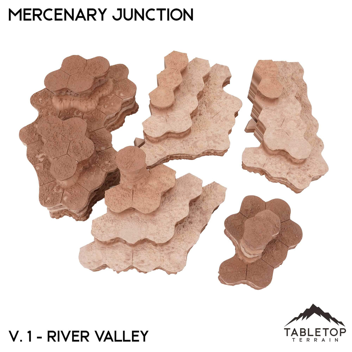 HEXTECH Mercenary Junction Map Hill Sets-6mm