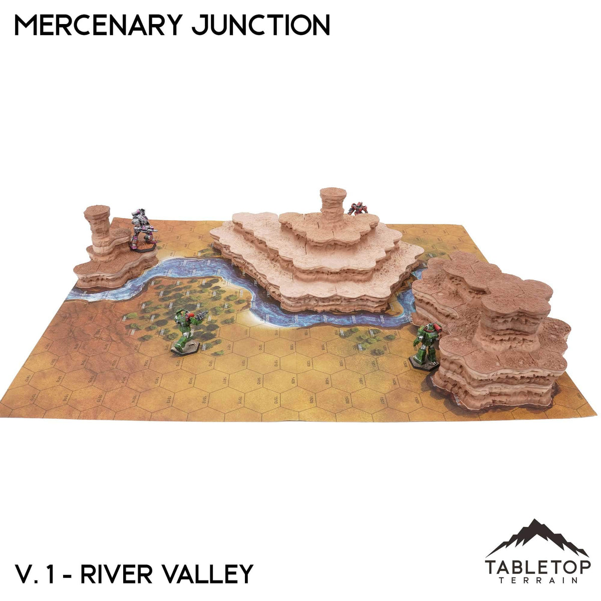 HEXTECH Mercenary Junction Map Hill Sets-6mm