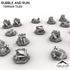 HEXTECH Rubble and Ruin Terrain Tiles - 6mm