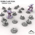 HEXTECH Rubble and Ruin Terrain Tiles - 6mm