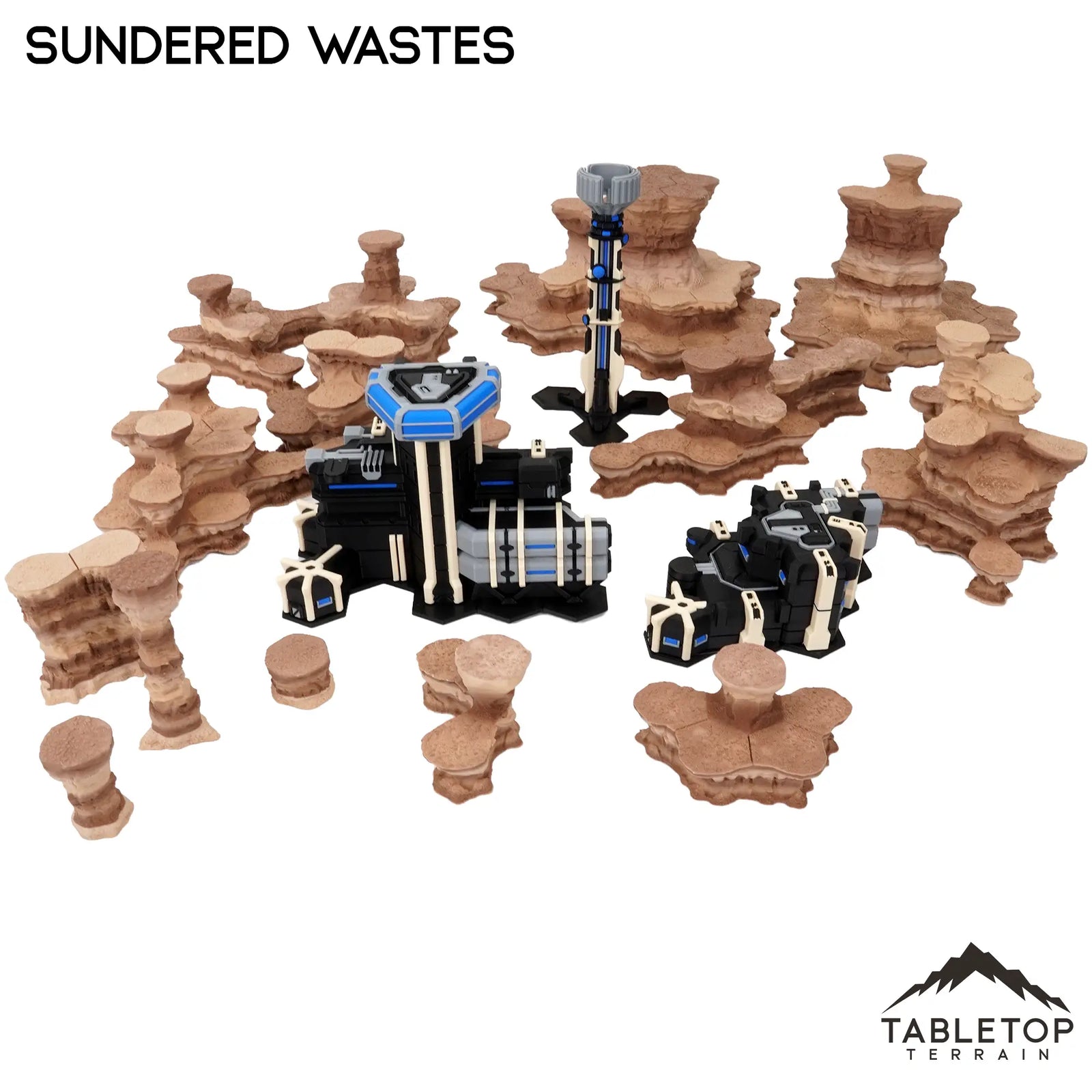 HEXTECH Sundered Wastes Map Hill Sets - 6mm