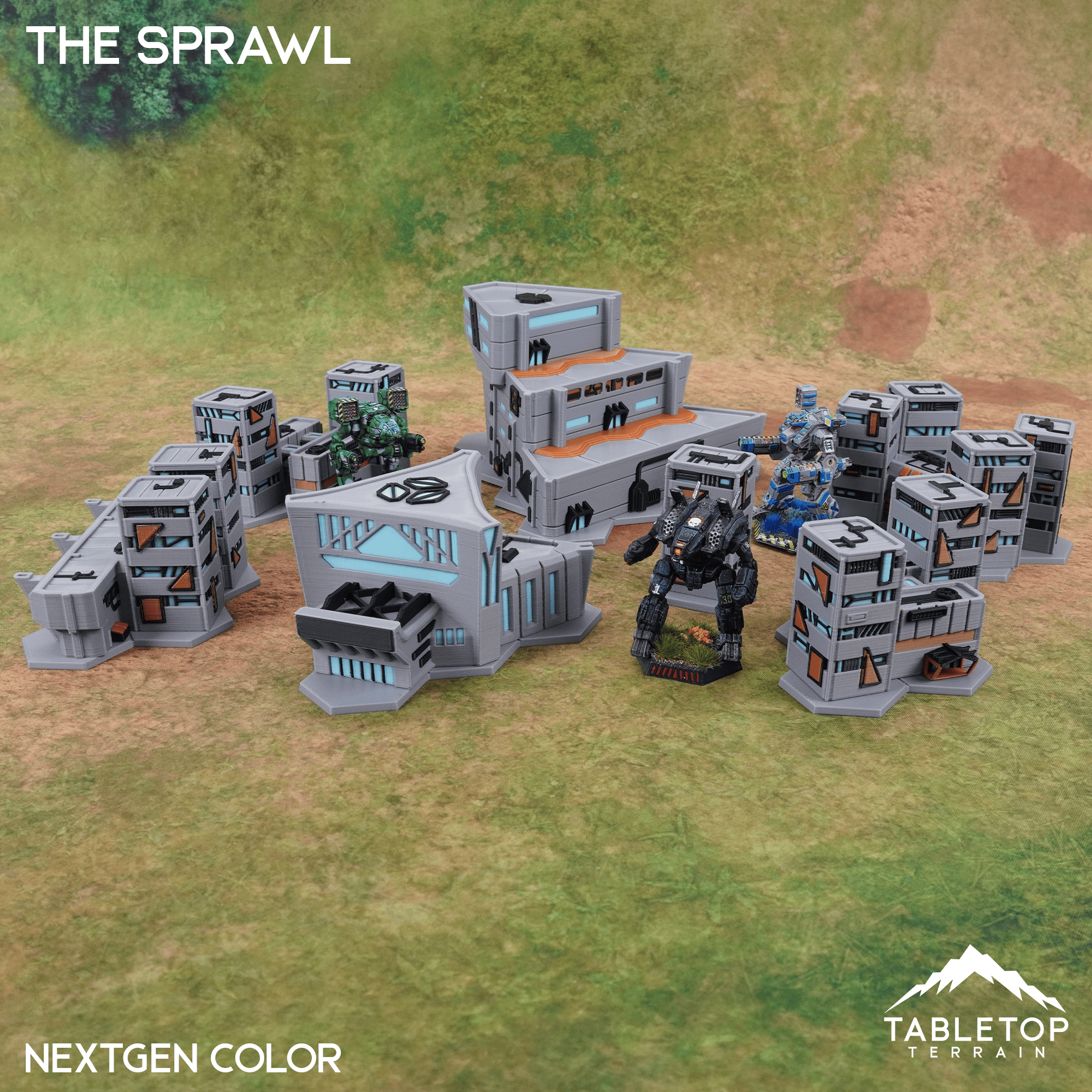 HEXTECH The Sprawl Trinity City - 6mm