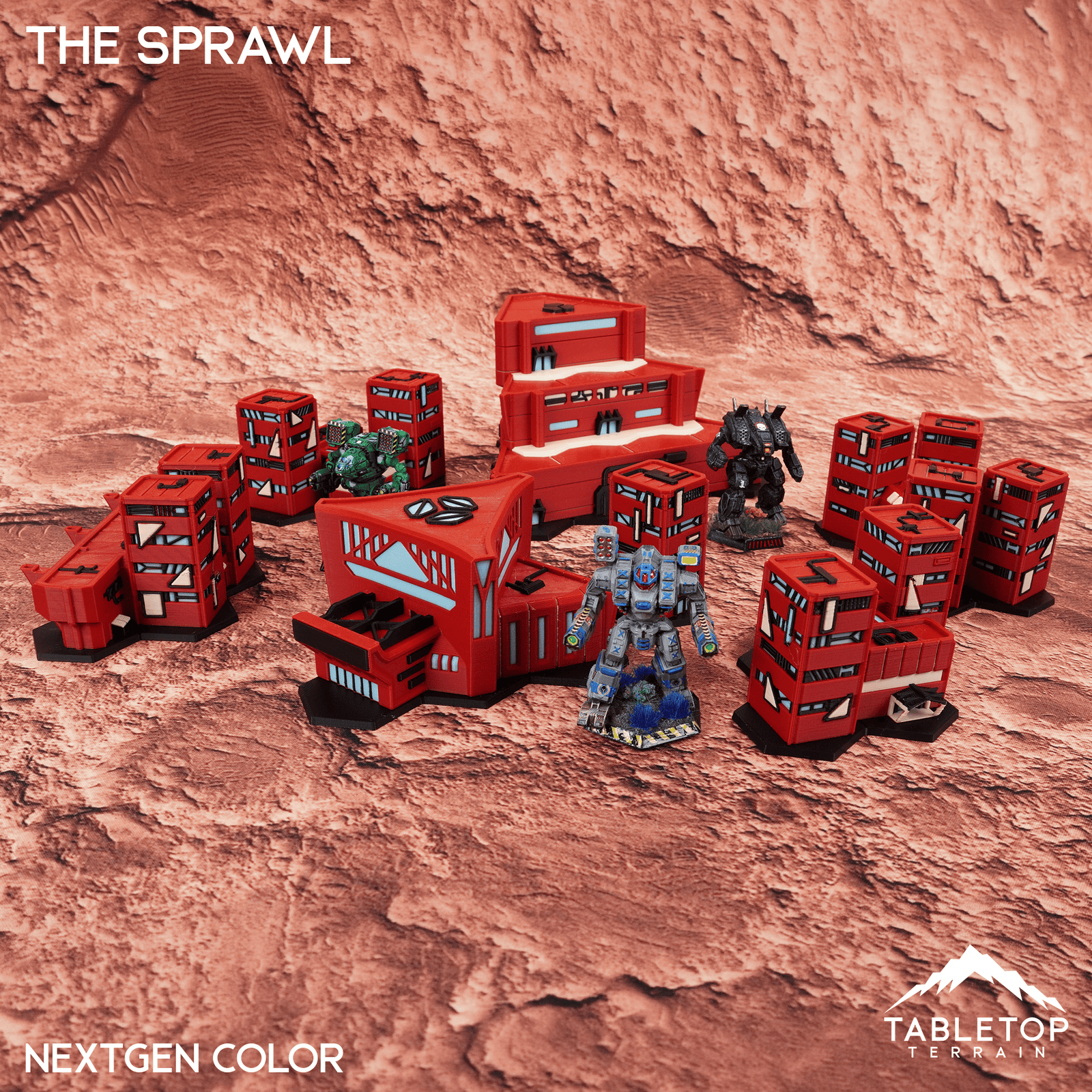 HEXTECH The Sprawl Trinity City - 6mm