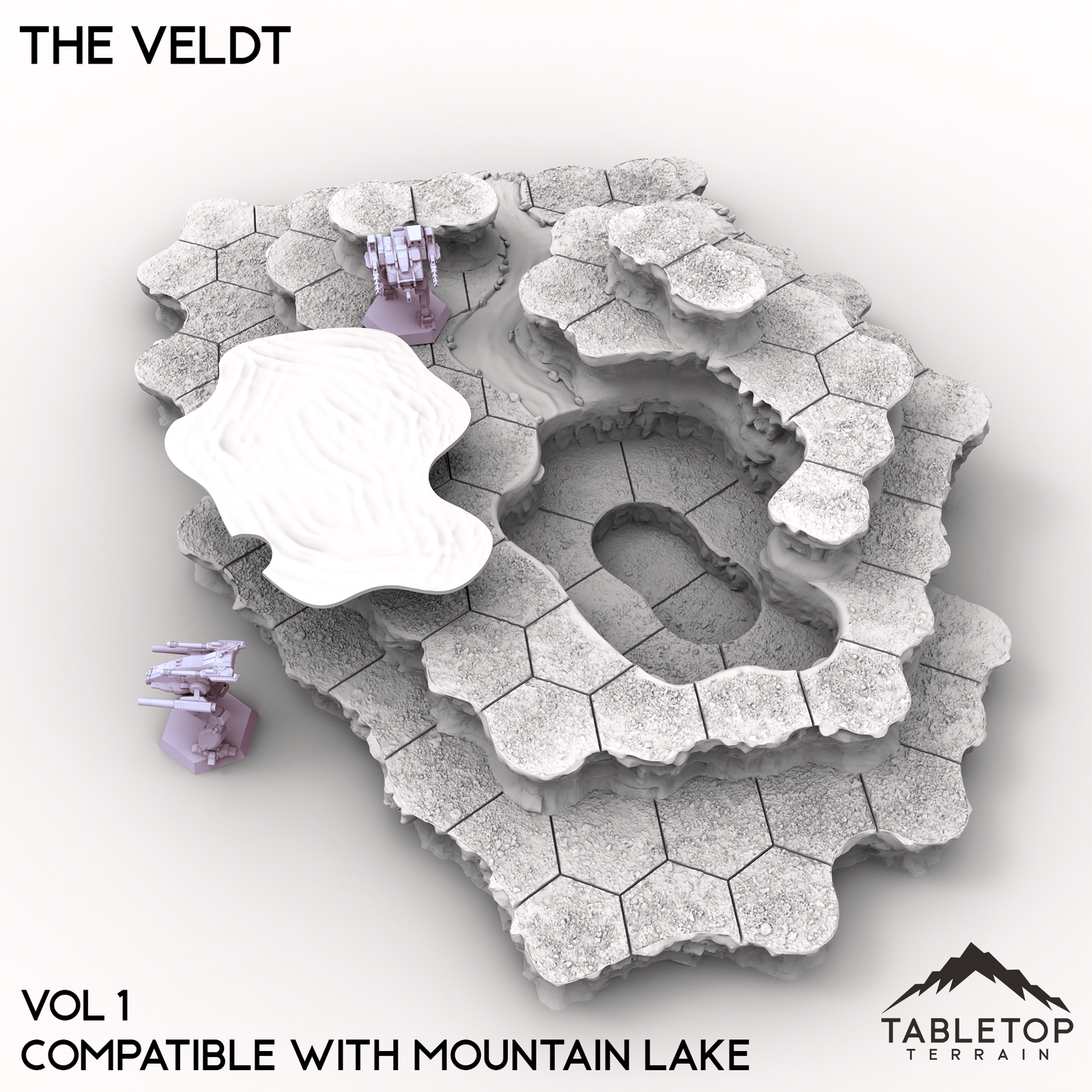 HEXTECH The Veldt Map Hill Sets-6mm