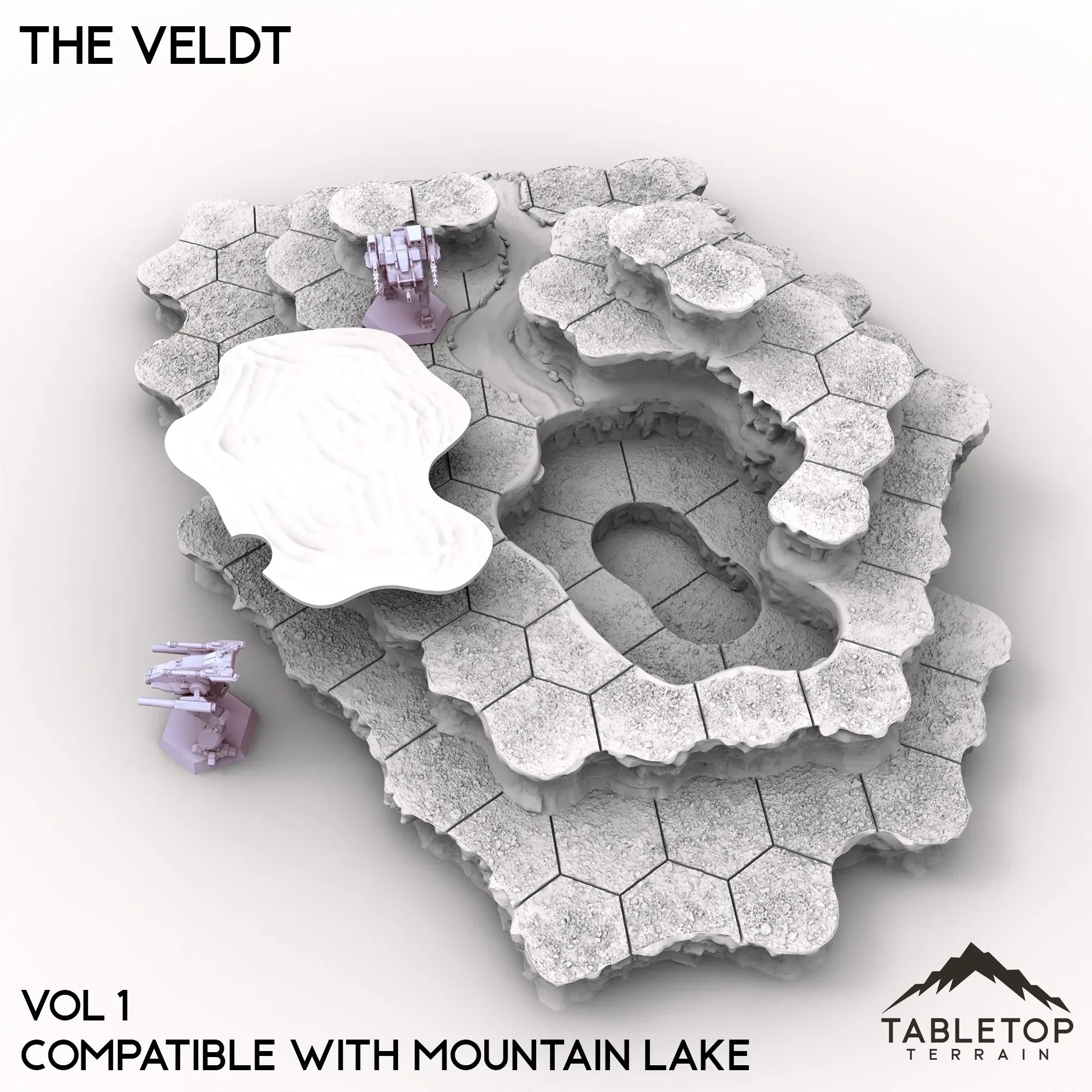 HEXTECH The Veldt Map Hill Sets-6mm