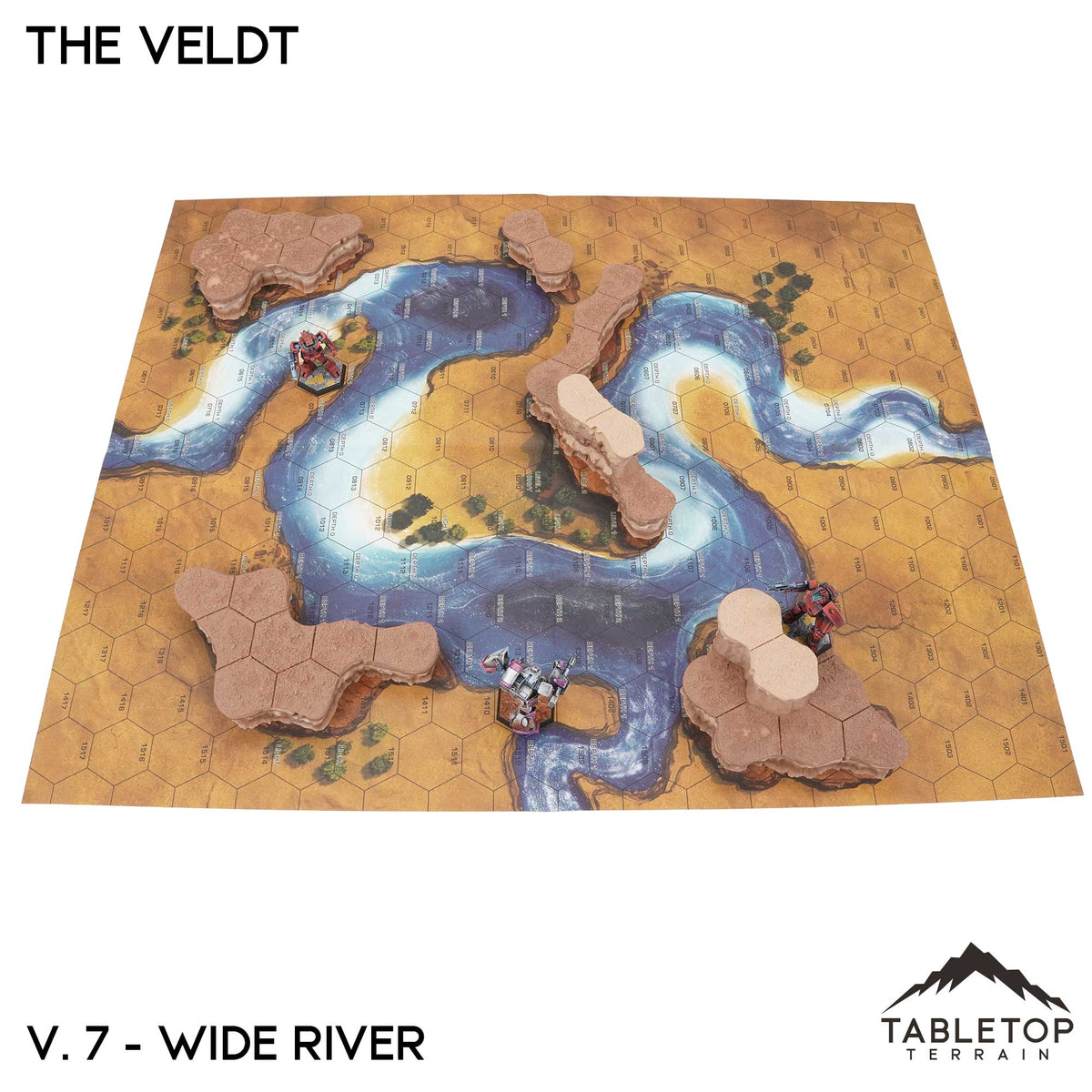 HEXTECH The Veldt Map Hill Sets-6mm