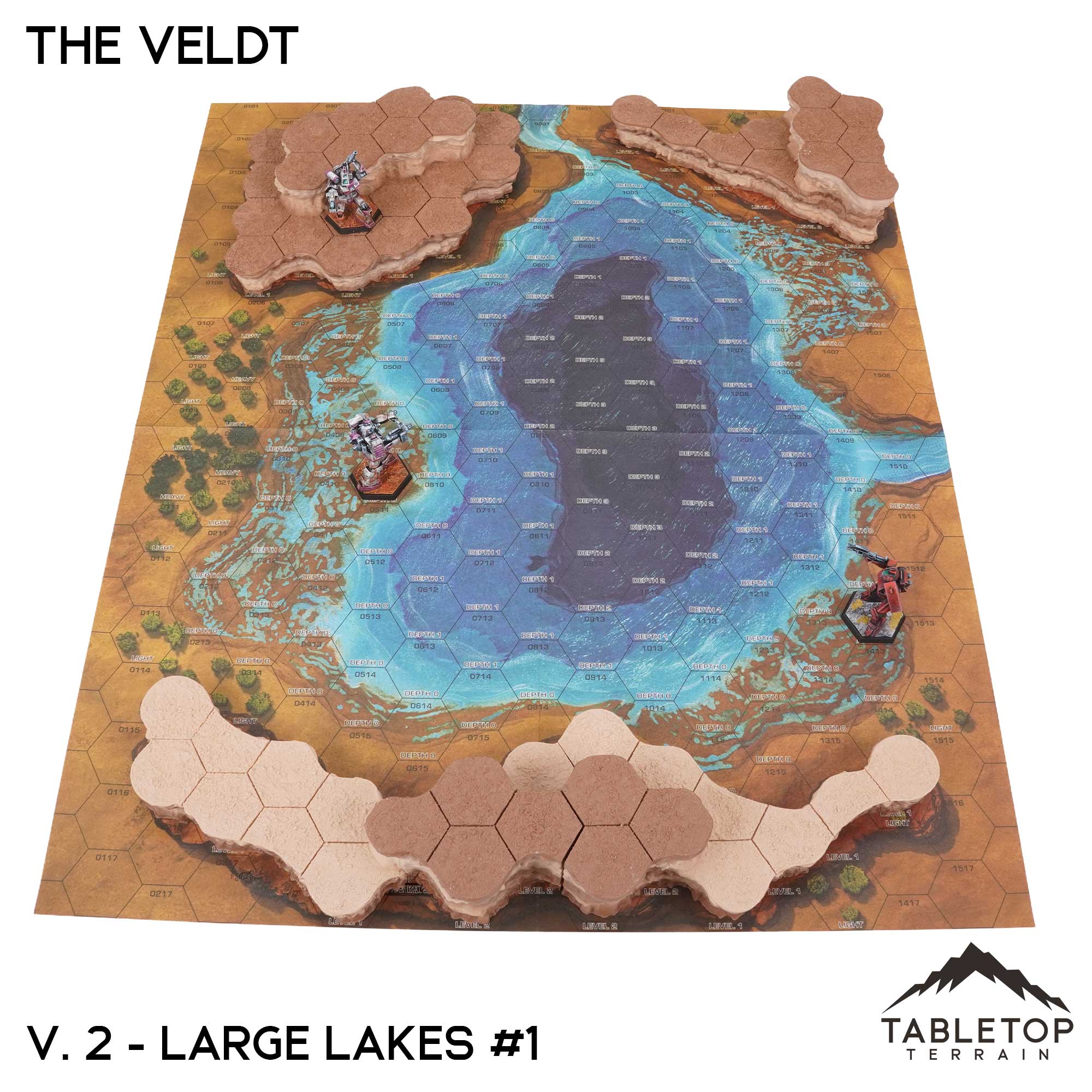 HEXTECH The Veldt Map Hill Sets-6mm