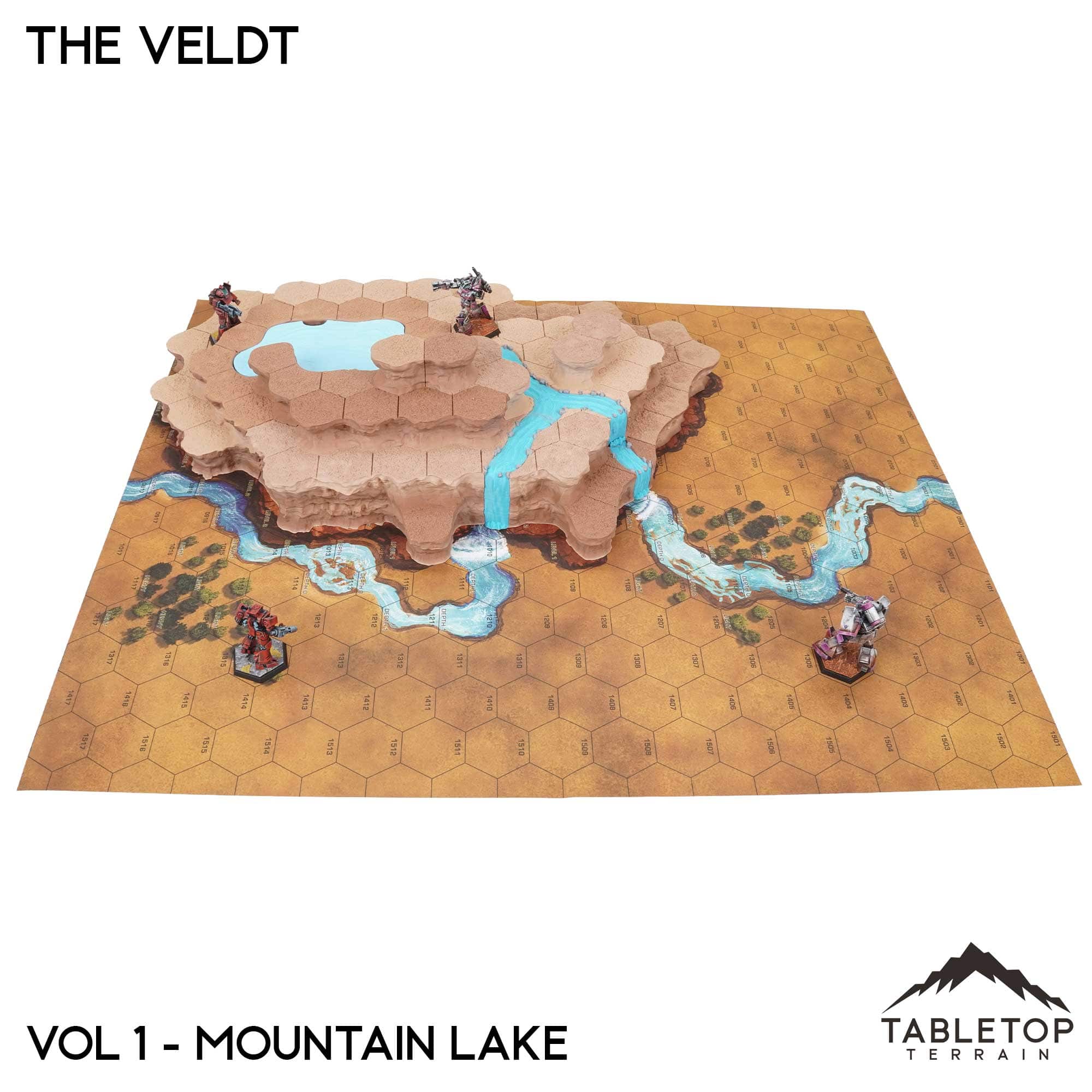 HEXTECH The Veldt Map Hill Sets-6mm