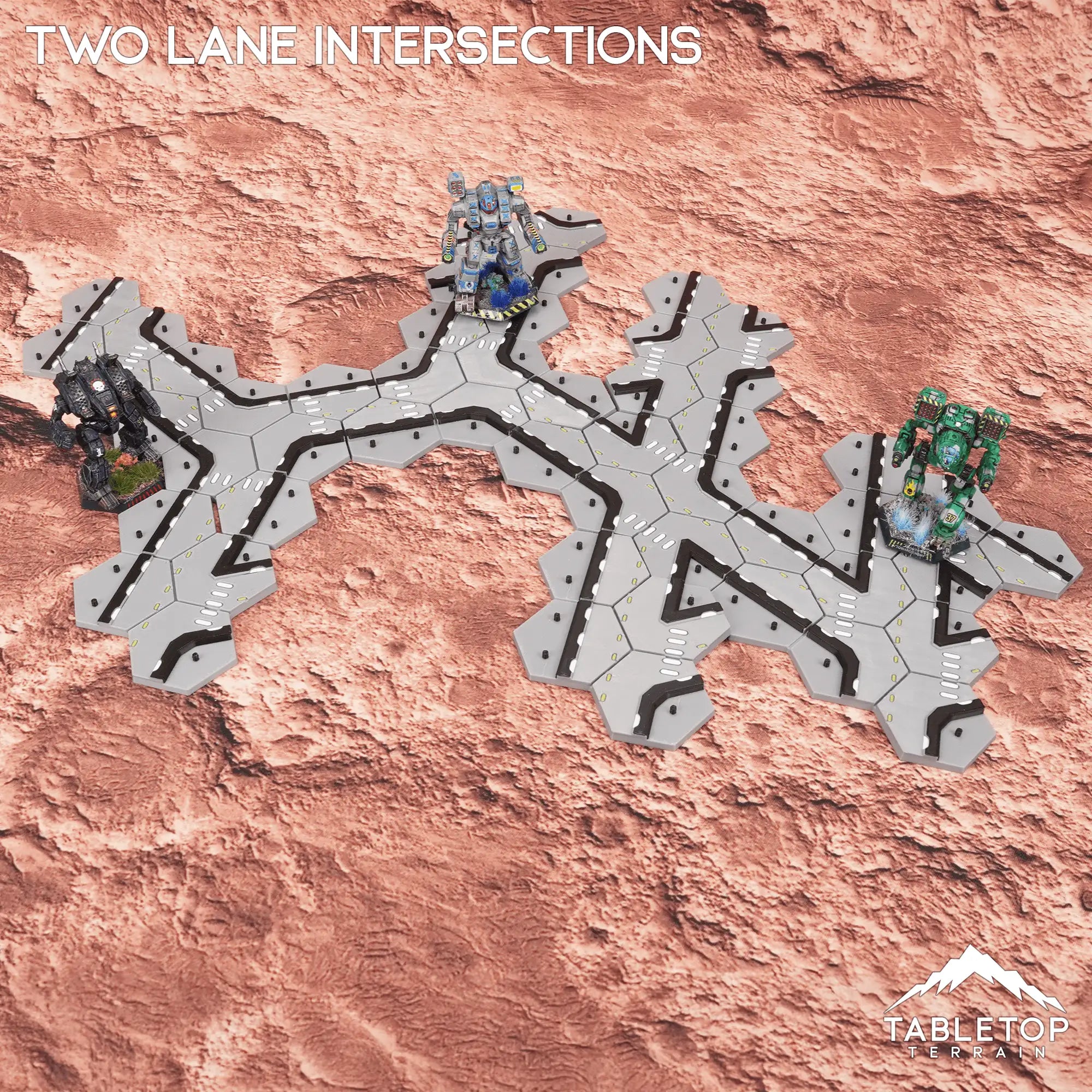 HEXTECH Two Lane Intersections Bundle