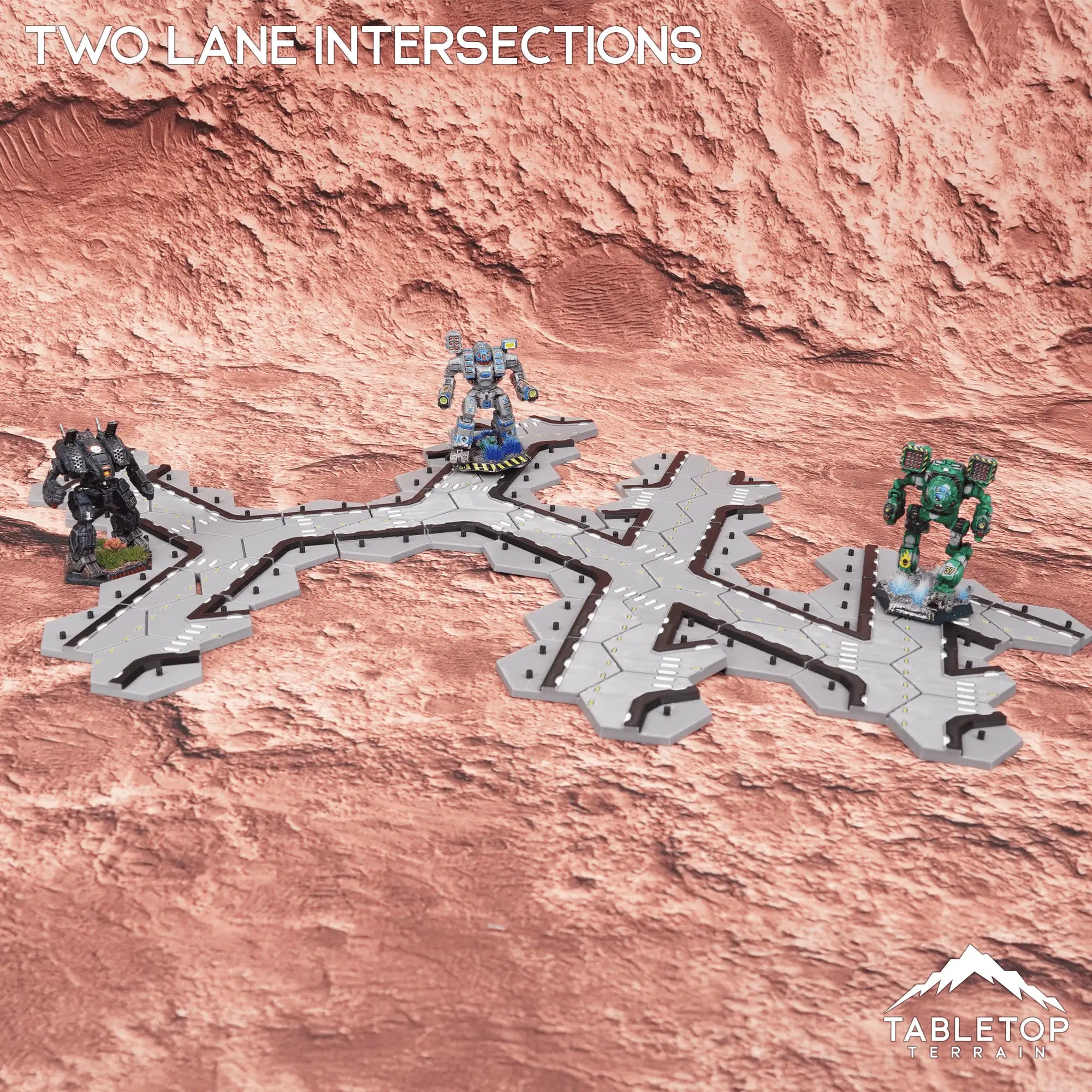 HEXTECH Two Lane Intersections Bundle