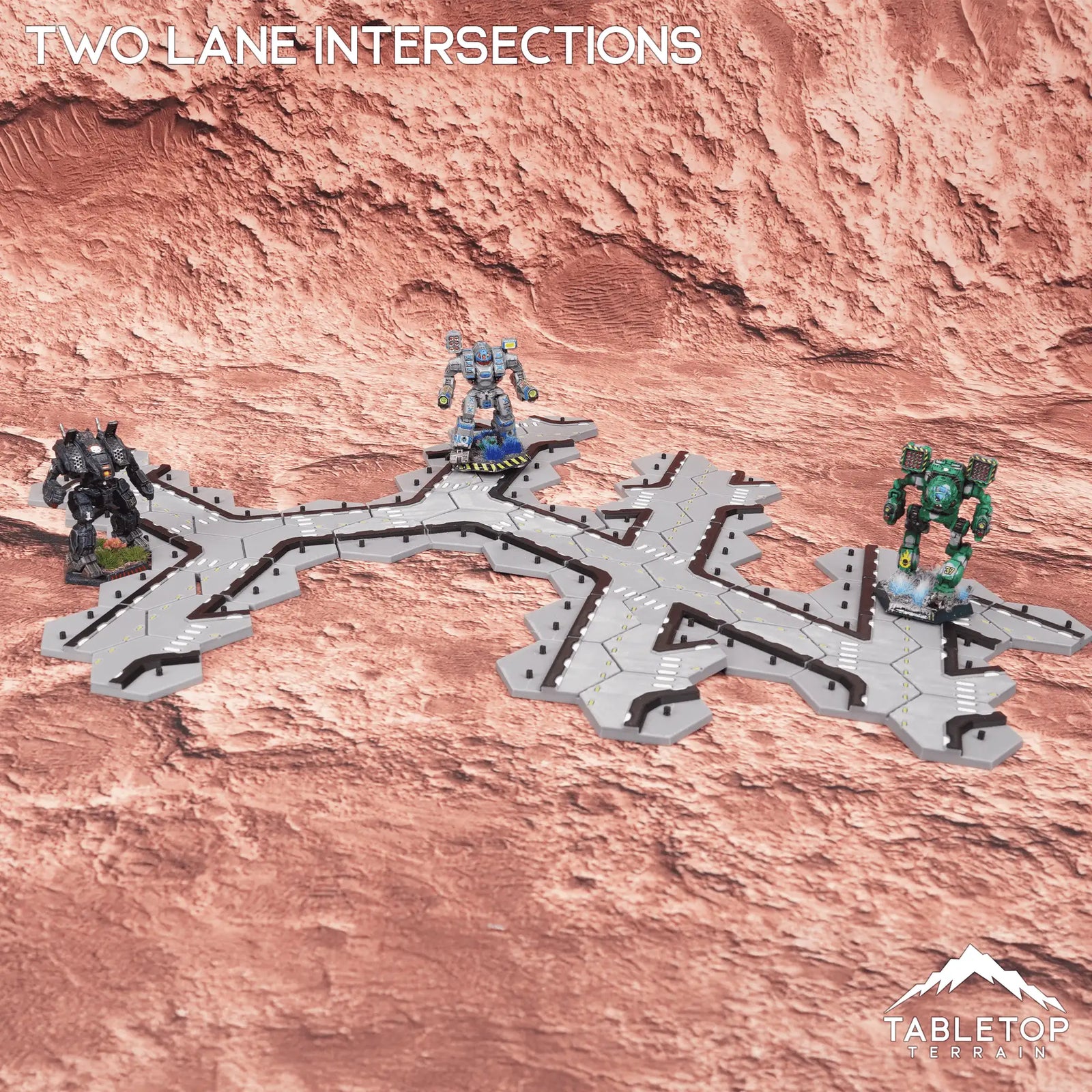 HEXTECH Two Lane Intersections Bundle