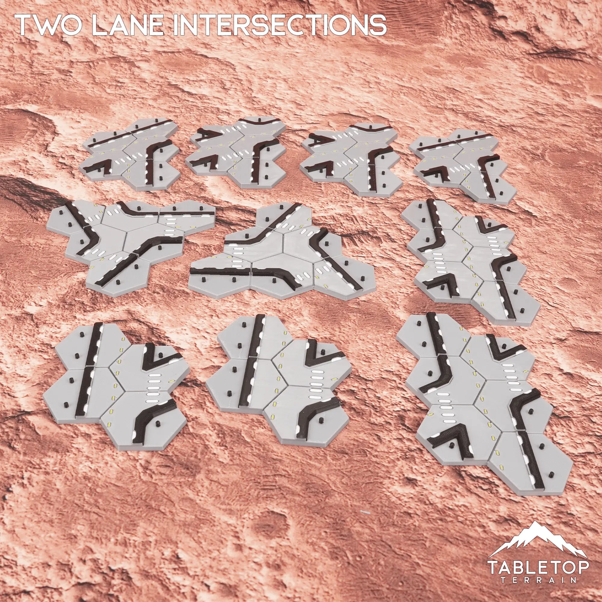 HEXTECH Two Lane Intersections Bundle