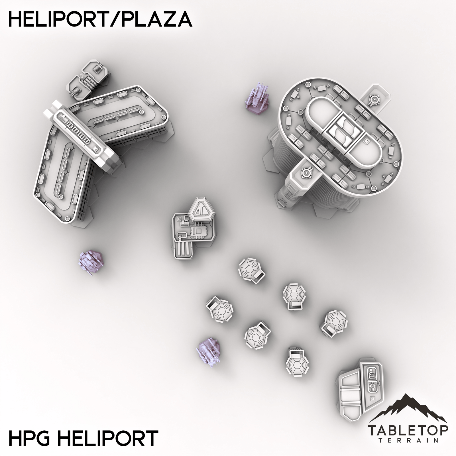 HEXTECH Heliport/Plaza - City Map Pack