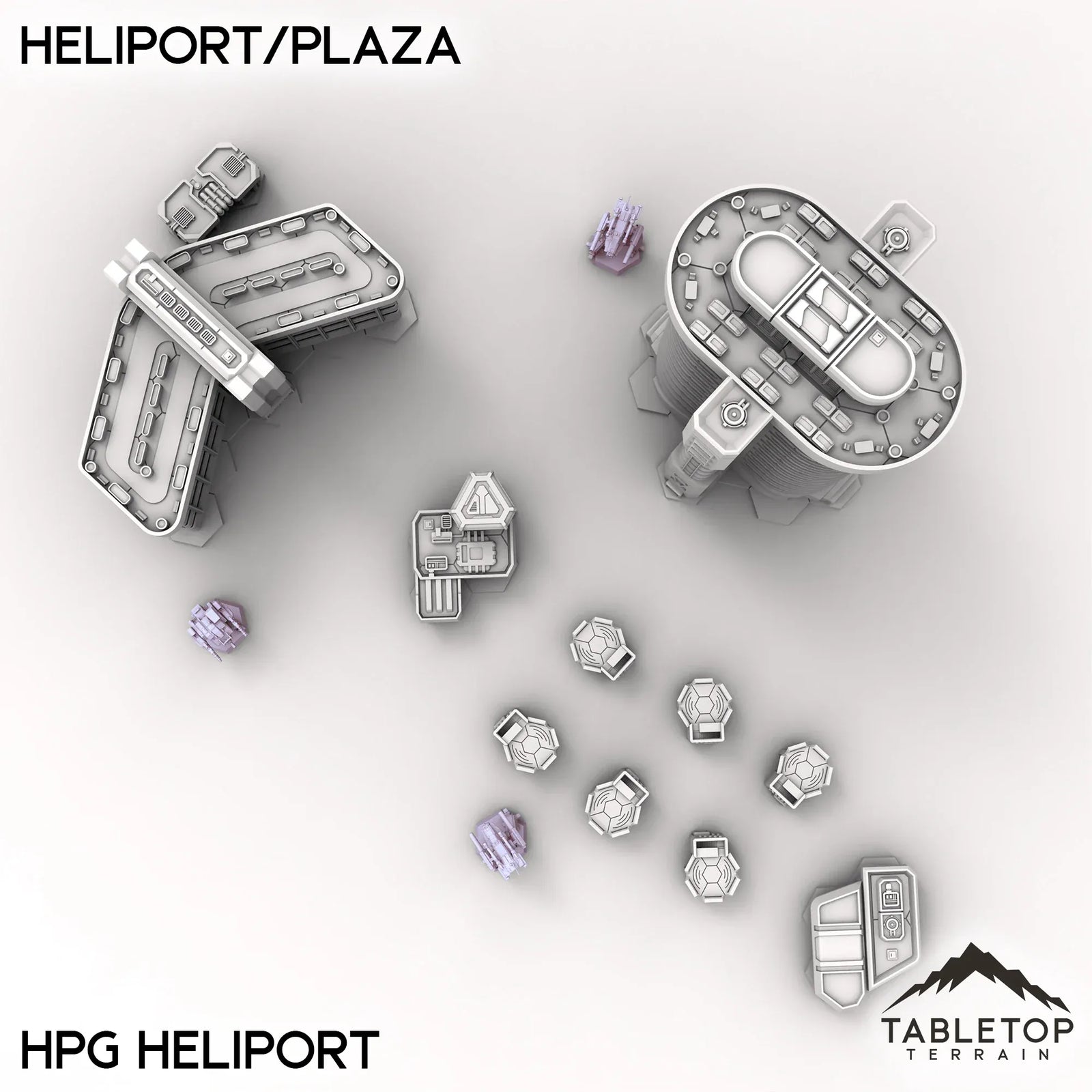 HEXTECH Heliport/Plaza - City Map Pack