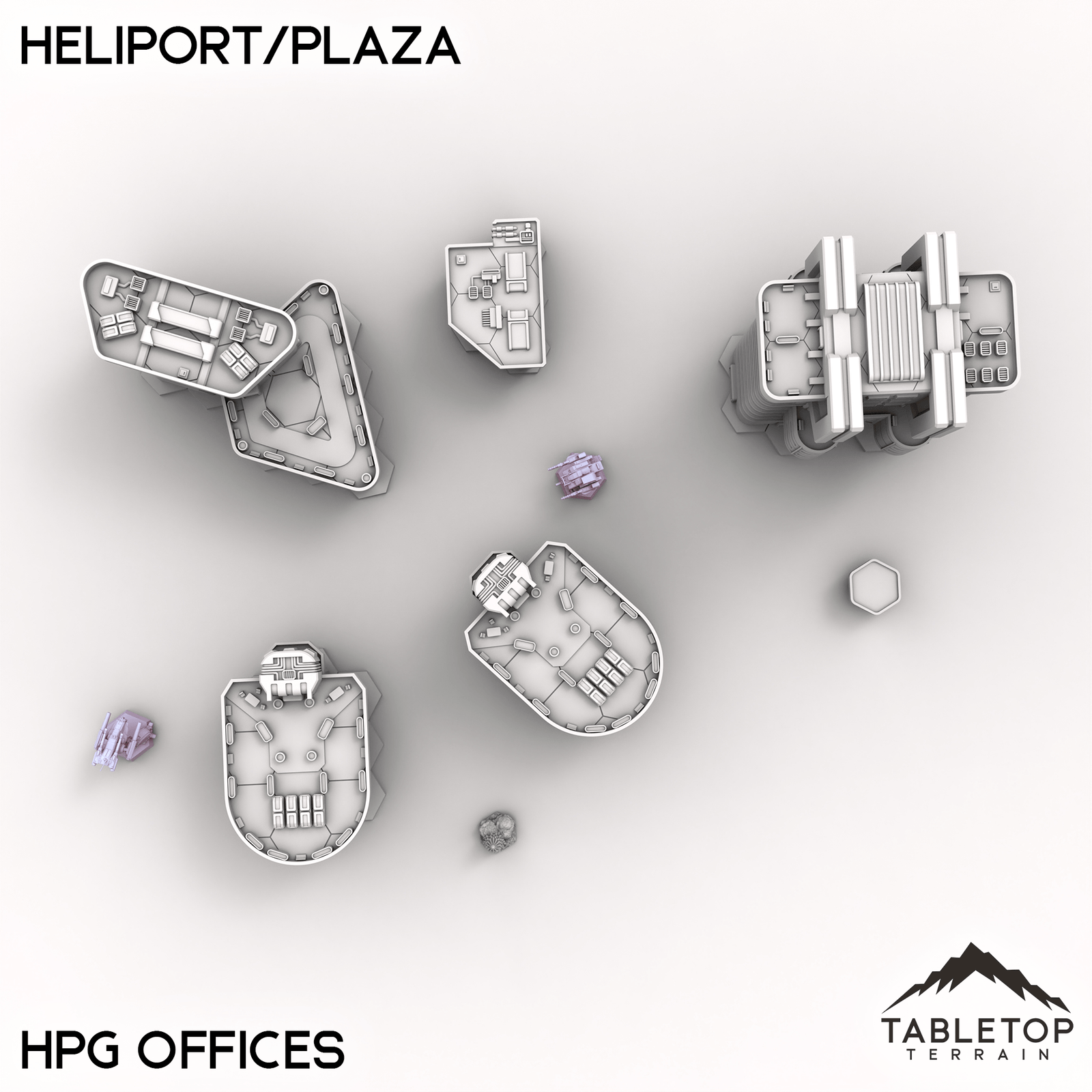 HEXTECH Heliport/Plaza - City Map Pack