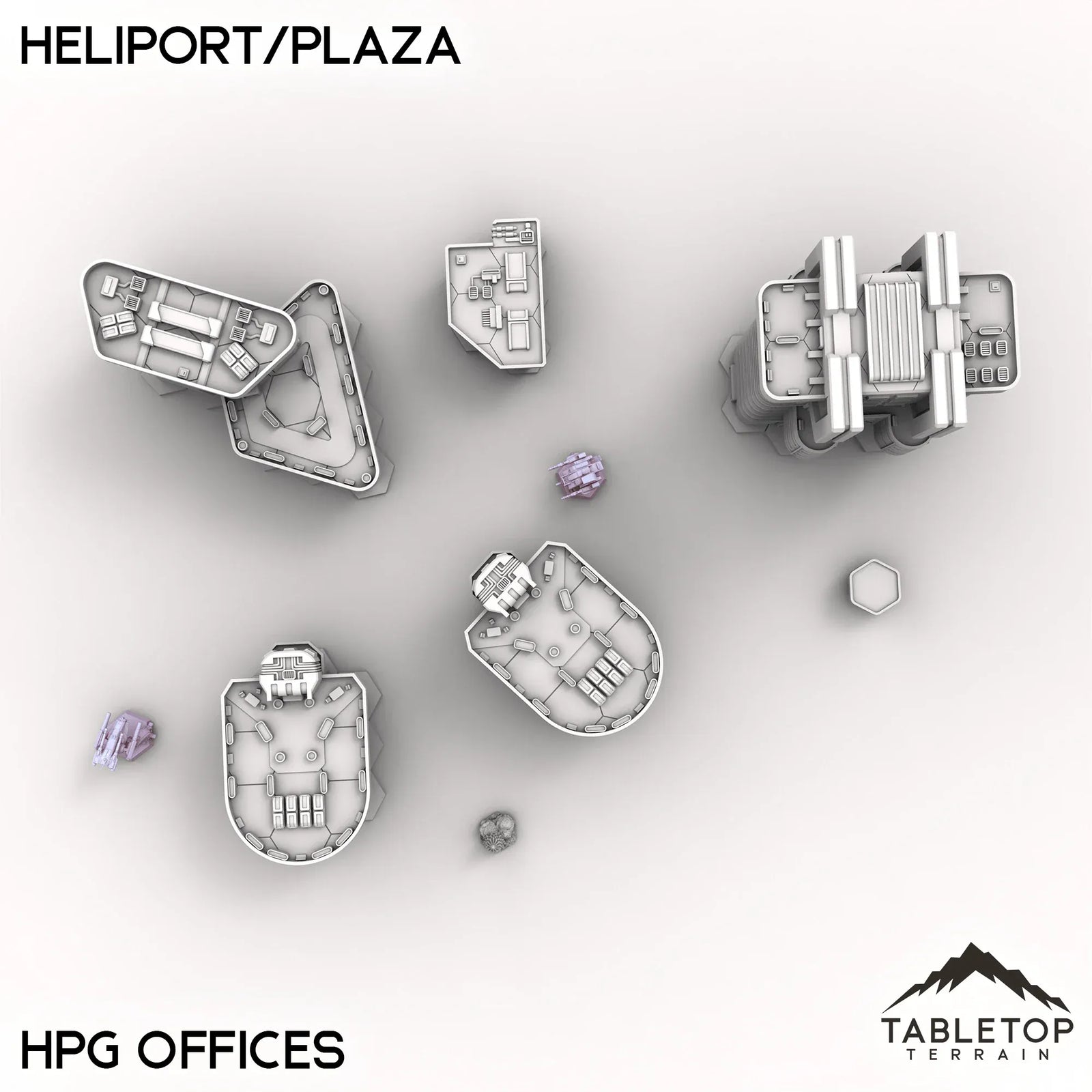 HEXTECH Heliport/Plaza - City Map Pack
