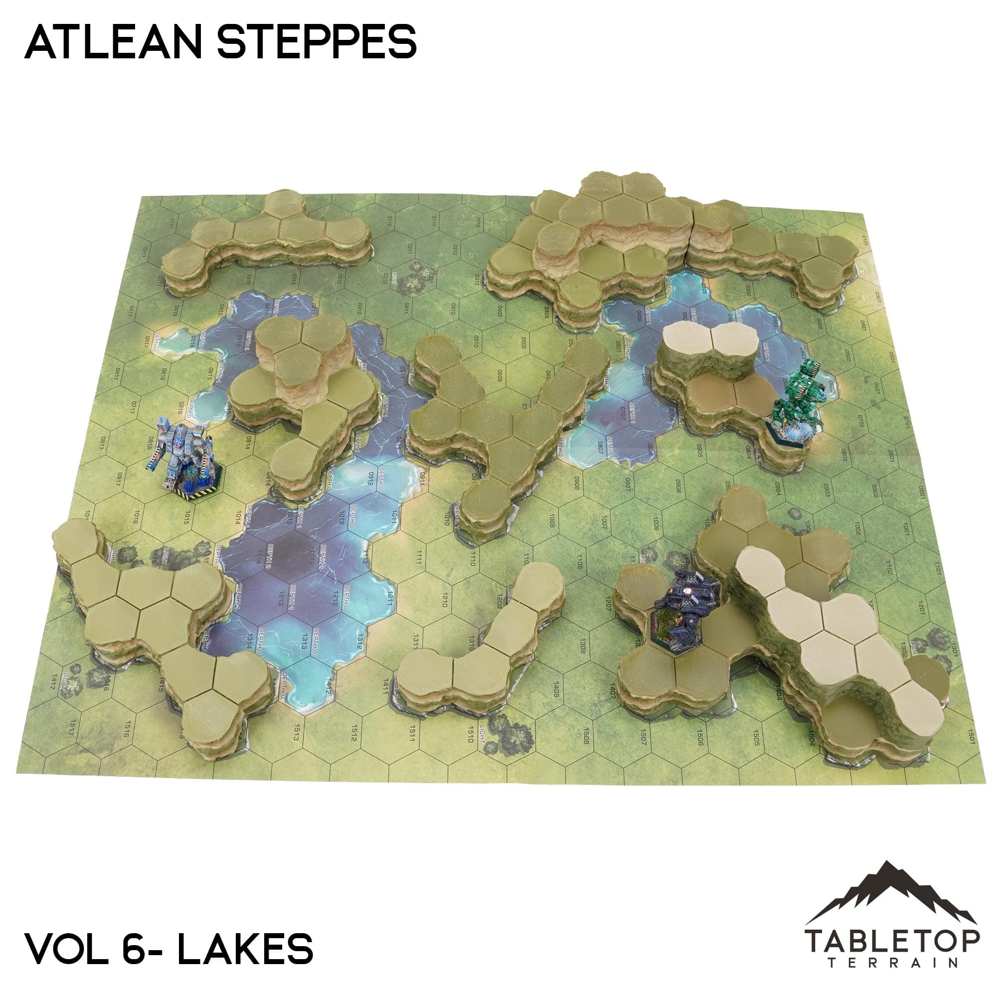 Lakes Compatible Map Hill Sets - Atlean Steppes